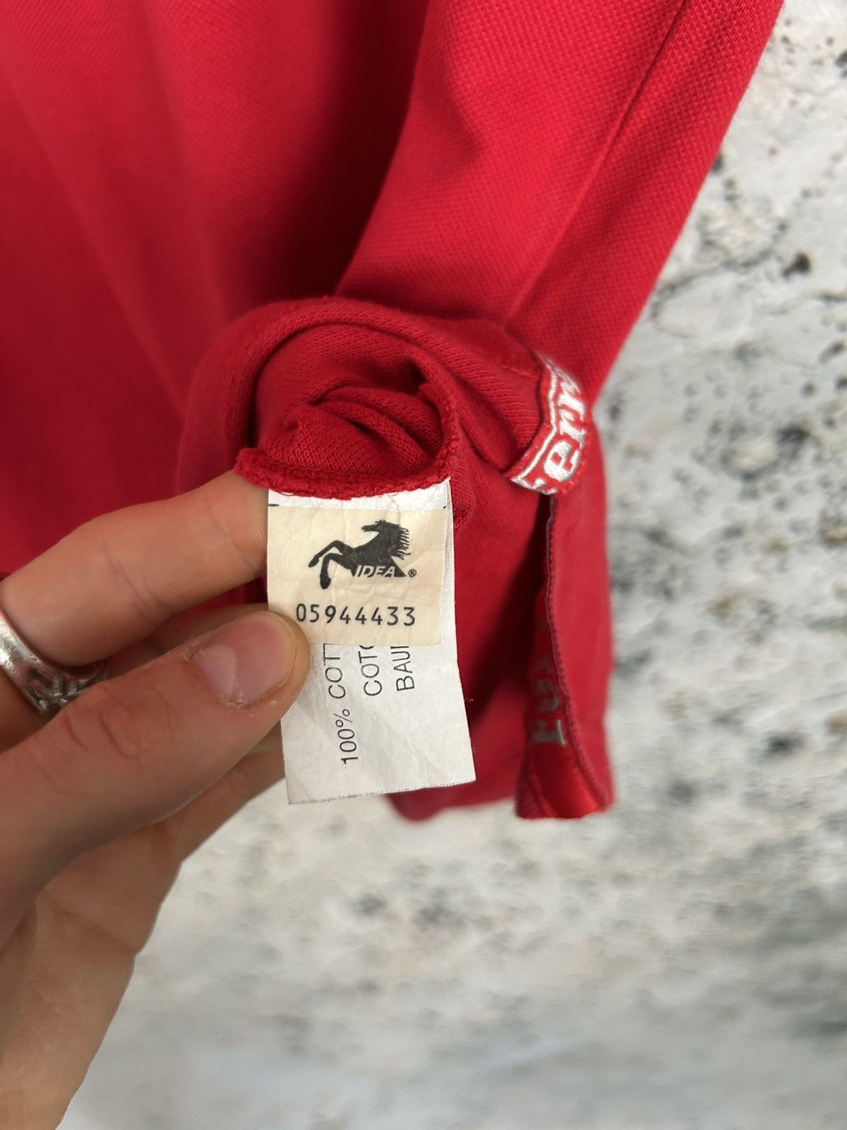 Ferrari Vintage Ferrari 90s Racing Polo Tee Motorsport F1 Rare Hype Size US L / EU 52-54 / 3 - 7 Thumbnail