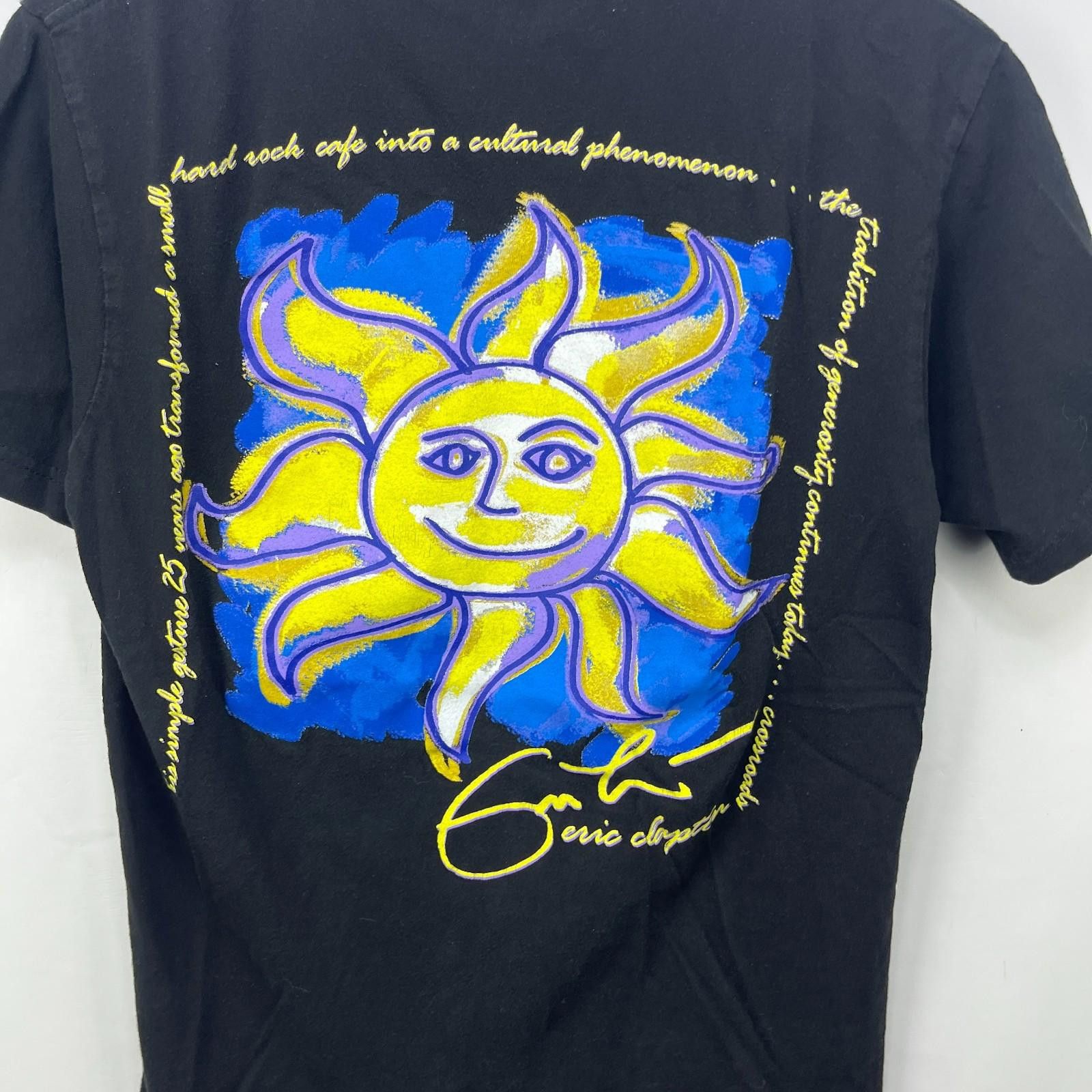 Hard Rock Cafe Vintage Hard Rock Cafe Eric Clapton Guitar T-Shirt Small Size US S / EU 44-46 / 1 - 2 Thumbnail