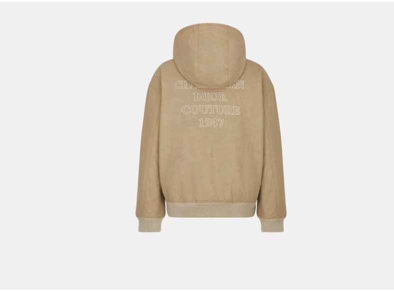 Dior o1w1db10225 383D487B Hooded Jacket in Beige Size US S / EU 44-46 / 1 - 2 Thumbnail