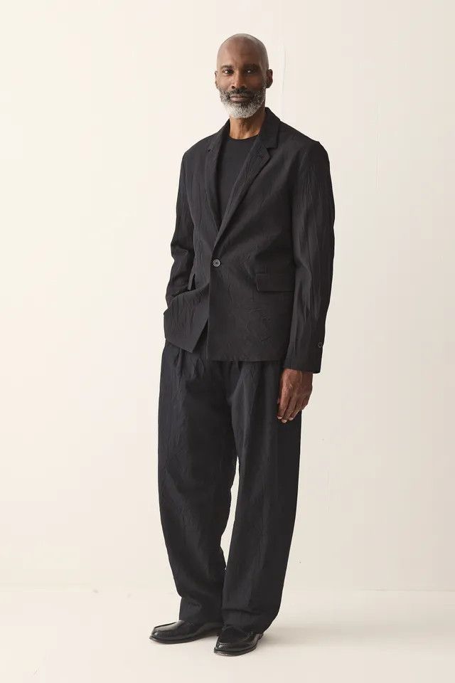 Hannibal. Wool wide trousers.Like Layer-0 or Elena Dawson Size US 36 / EU 52 - 1 Thumbnail