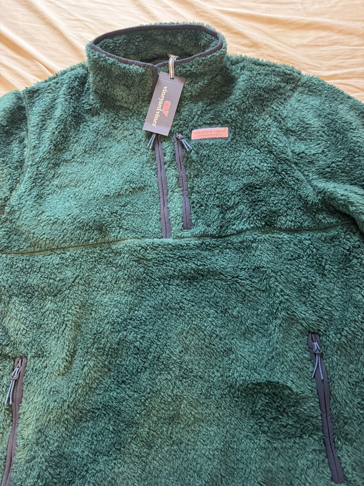 Vineyard Vines Vineyard Vines Green half zip up jacket Size US L / EU 52-54 / 3 - 1 Thumbnail