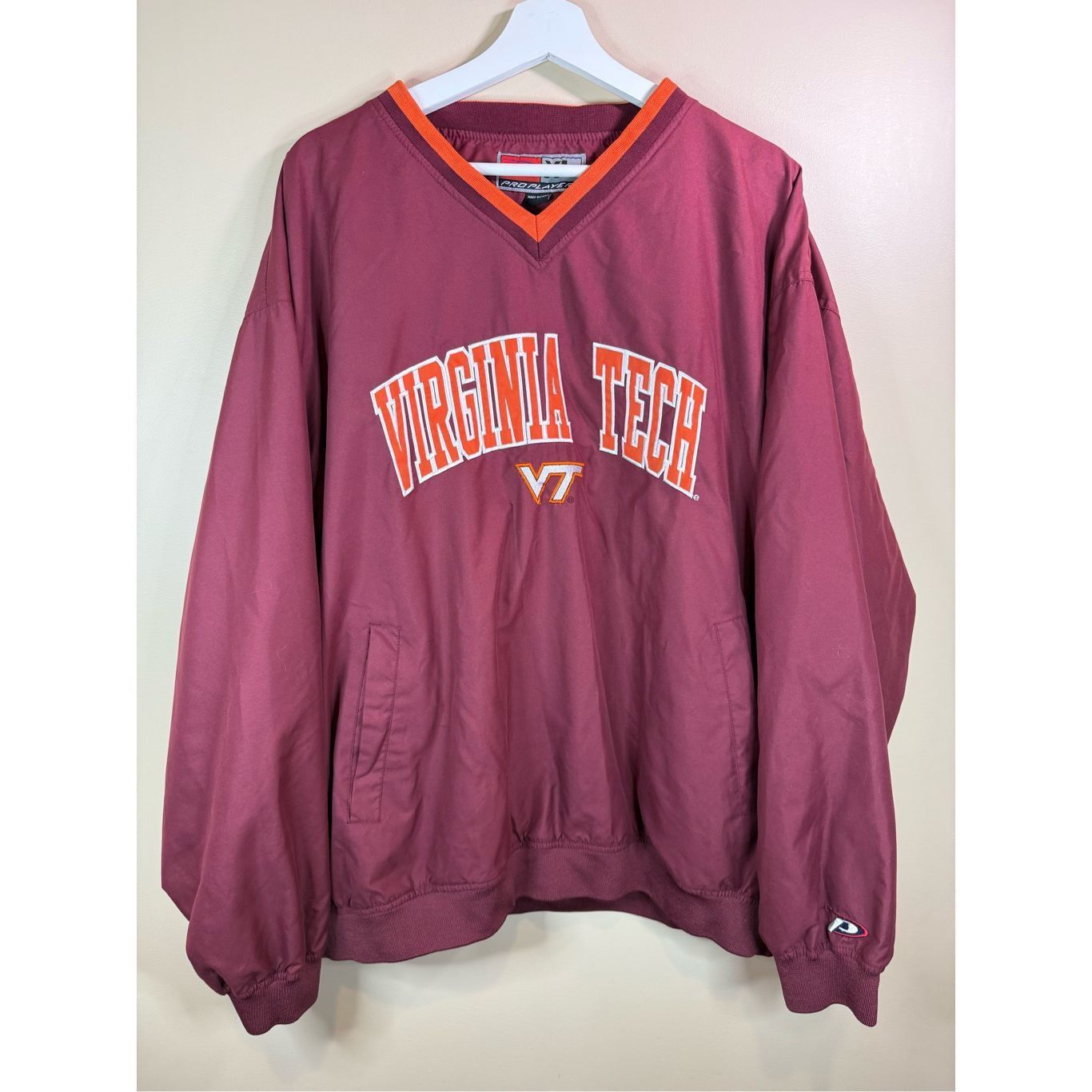 Pro Player Size XL Vintage Pro Player Virginia Tech Hokies Polyester em Size US XL / EU 56 / 4 - 1 Thumbnail