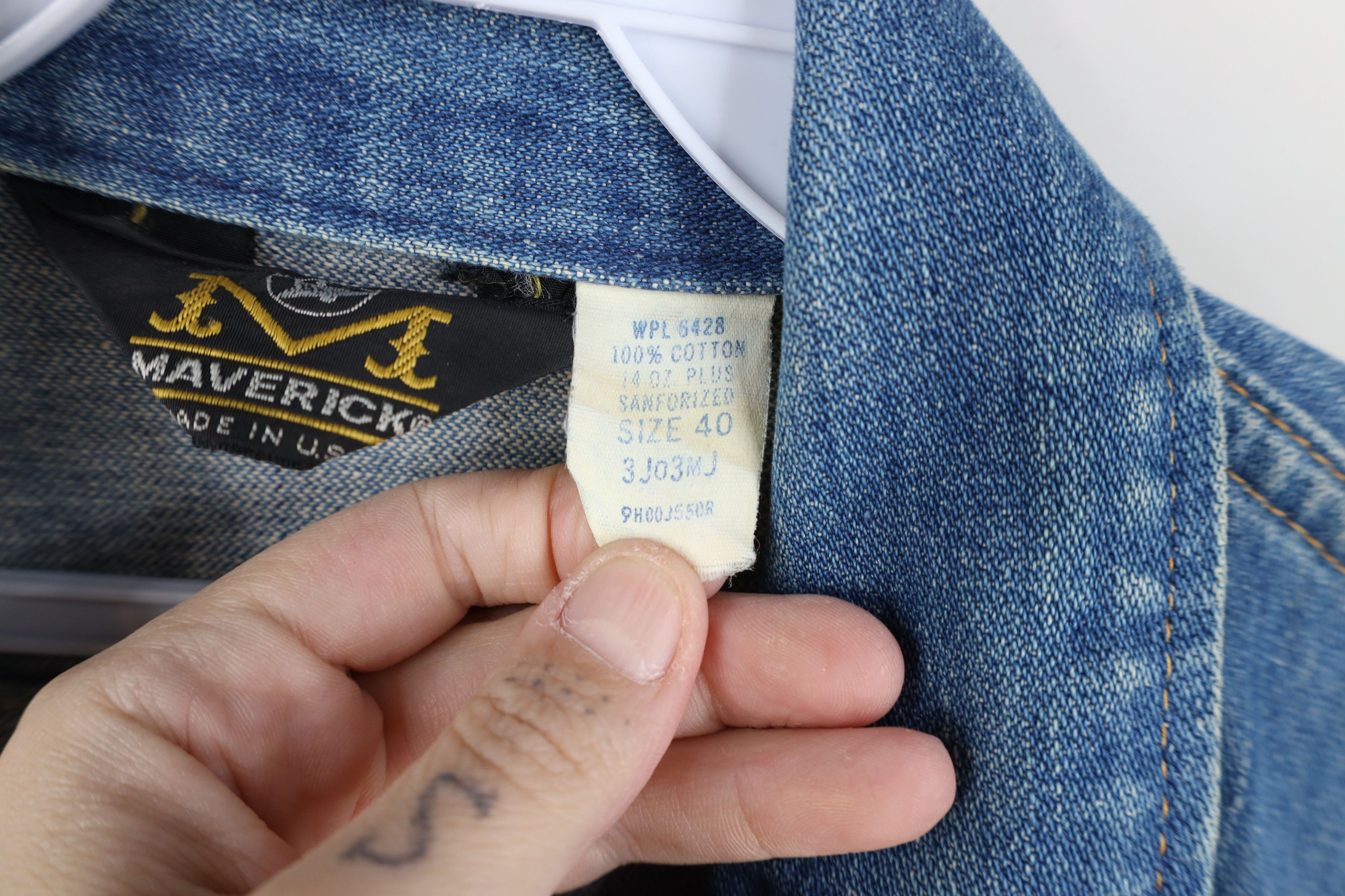 Vintage Vintage 60s Streetwear 14oz Denim Jean Trucker Jacket USA Size US XL / EU 56 / 4 - 10 Thumbnail