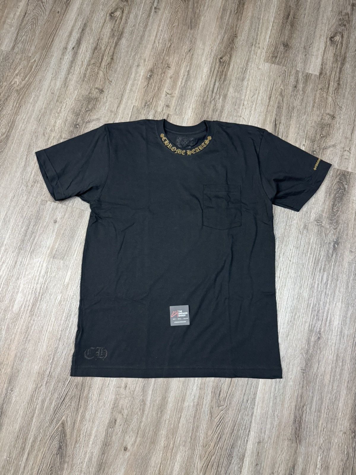 Chrome Hearts Chrome Hearts Script Pocket Tee Black Army Green Large Size US L / EU 52-54 / 3 - 1 Thumbnail