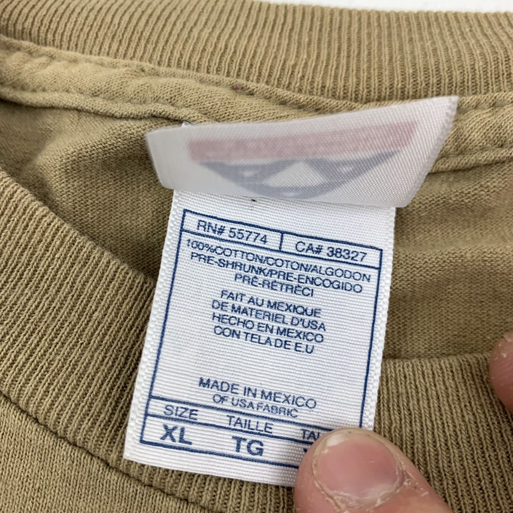 Vintage VINTAGE Hunting Funny Deer Stand T Shirt Adult XL Tan Outdoors Upside Down Y2K Shirt Mens BROWN Curious? Size US XL / EU 56 / 4 - 6 Thumbnail