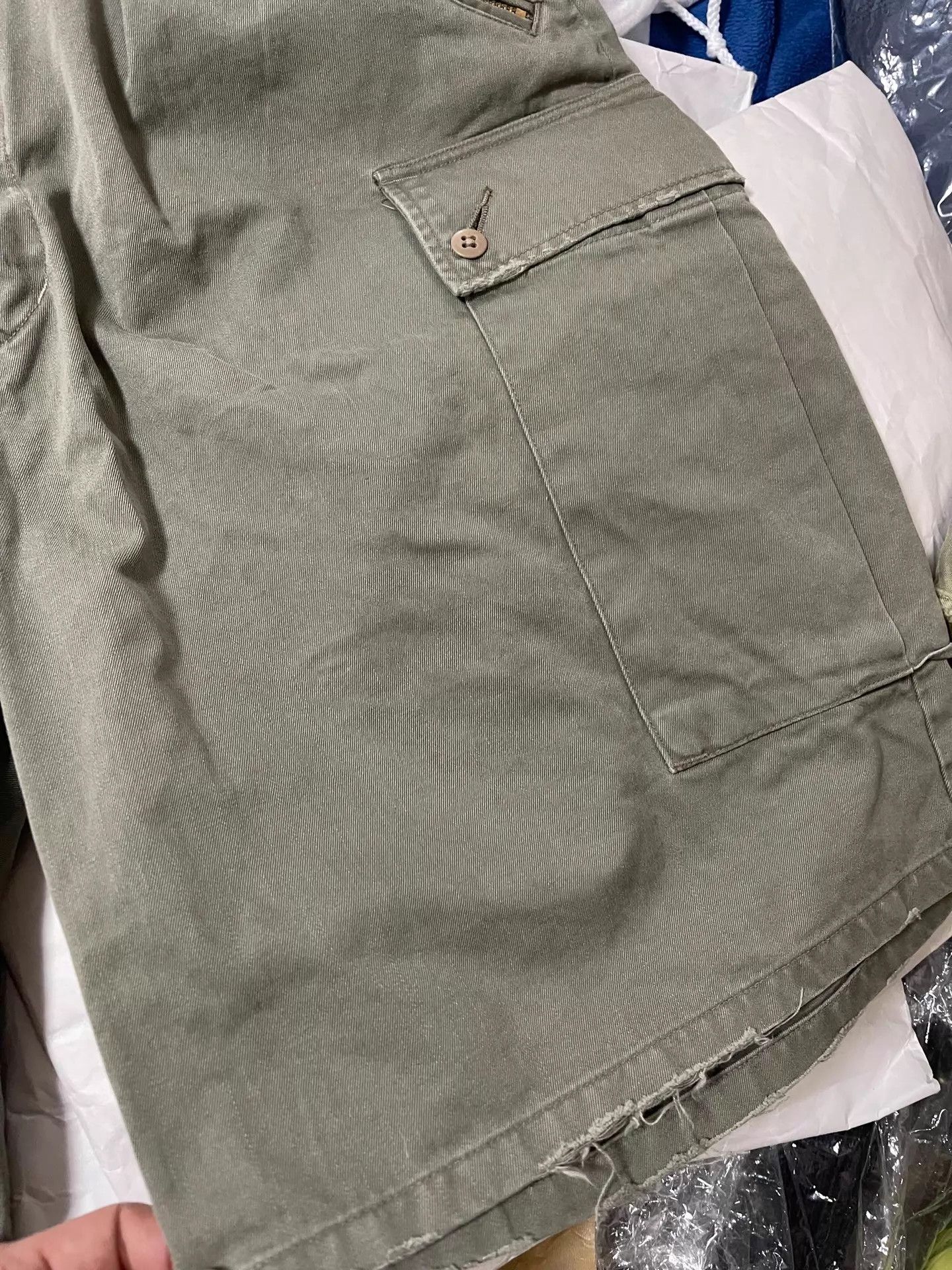 Other BOWWOW US ARMY Trooper Combat Short Washed Olive L Size US 34 / EU 50 - 6 Thumbnail
