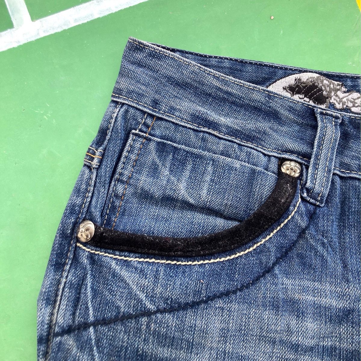 Japanese Brand Big Train Japan Embroidery Pocket Faded Denim Pants Size US 32 / EU 48 - 10 Thumbnail