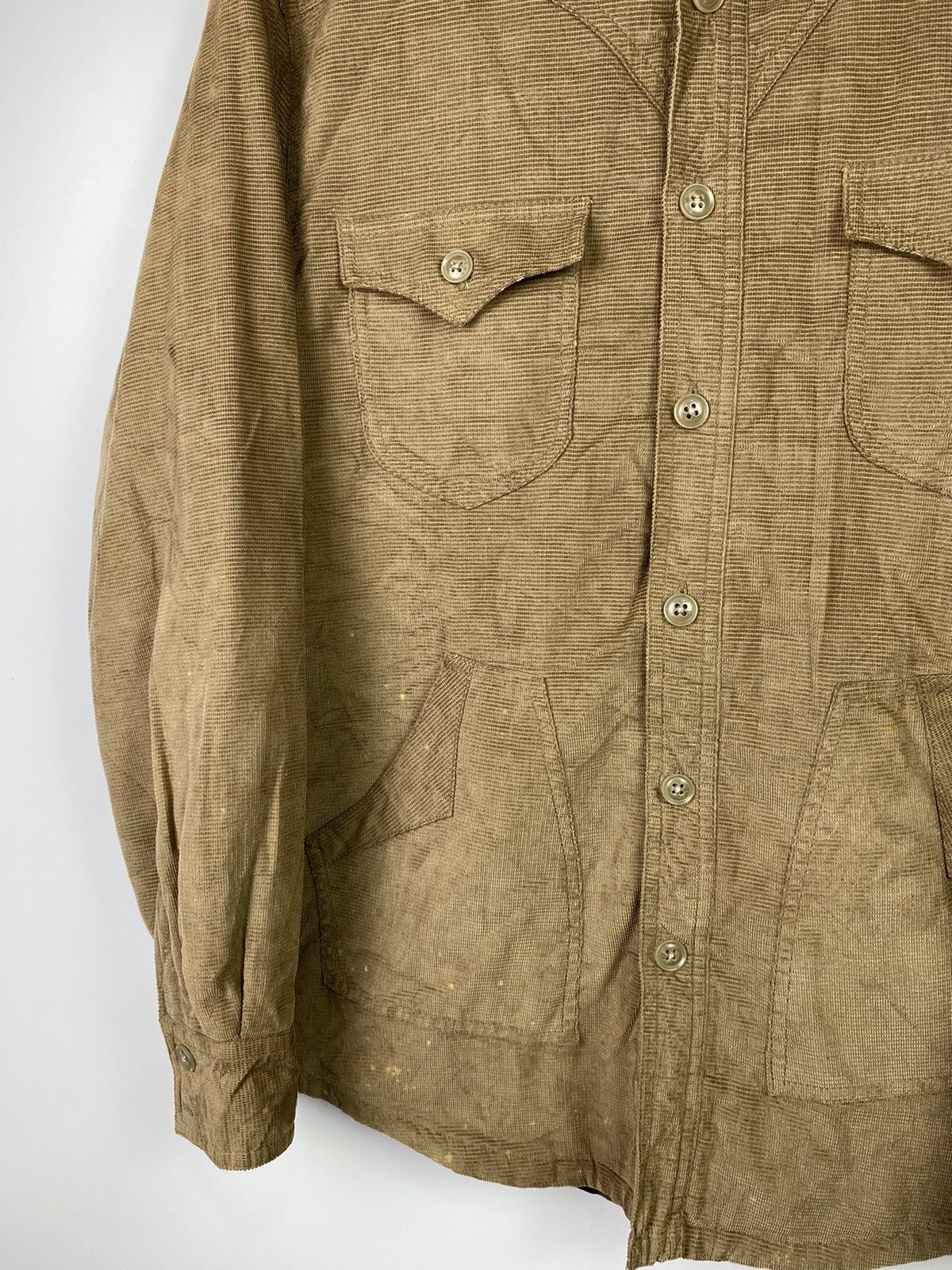 Japanese Brand Kansai yamamoto corduroy brown jacket Size US L / EU 52-54 / 3 - 5 Thumbnail