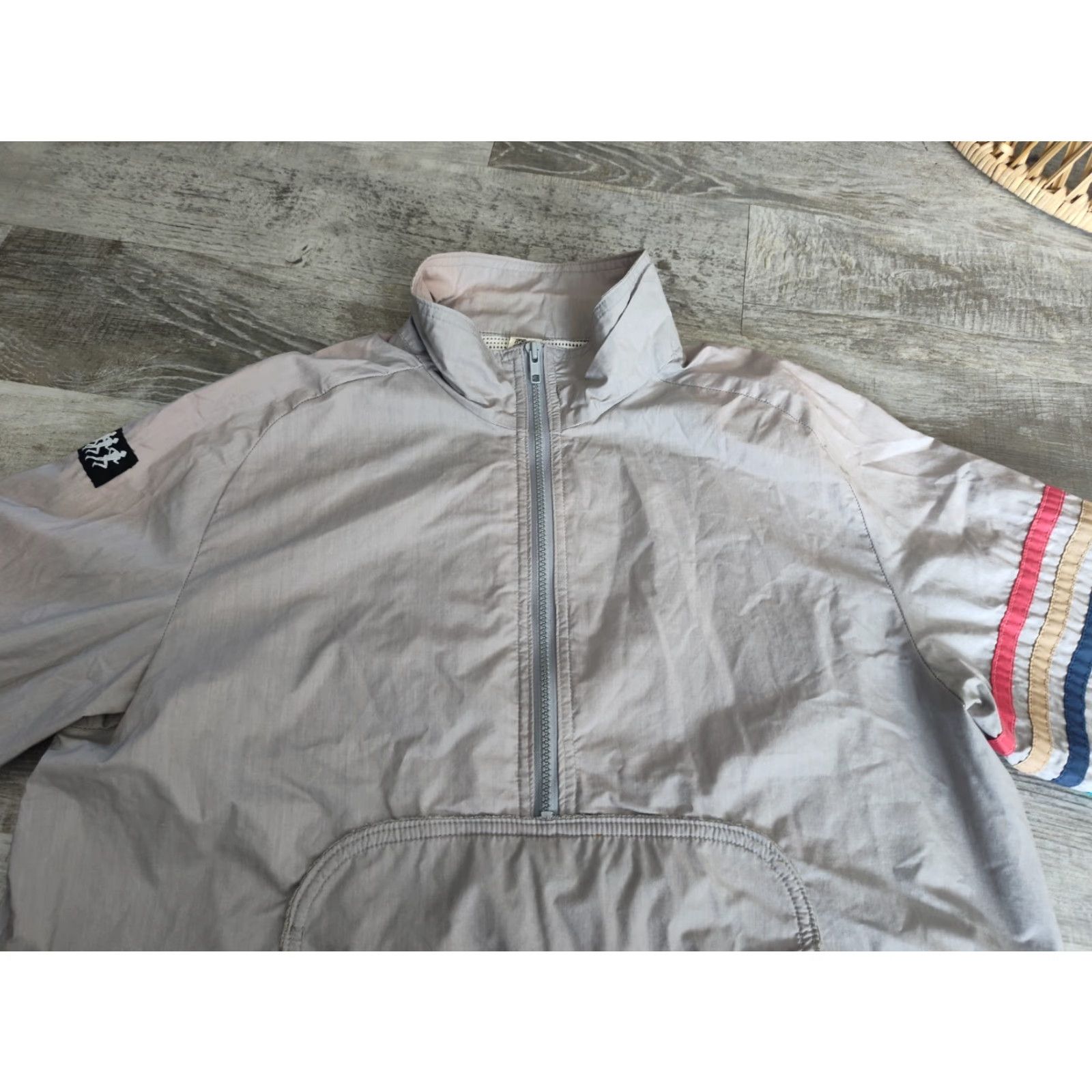 Vintage Vintage Frank Shorter Men's Waterproof Rain Jacket L Nylon Striped Outdoor 80s Sports Size US L / EU 52-54 / 3 - 5 Thumbnail