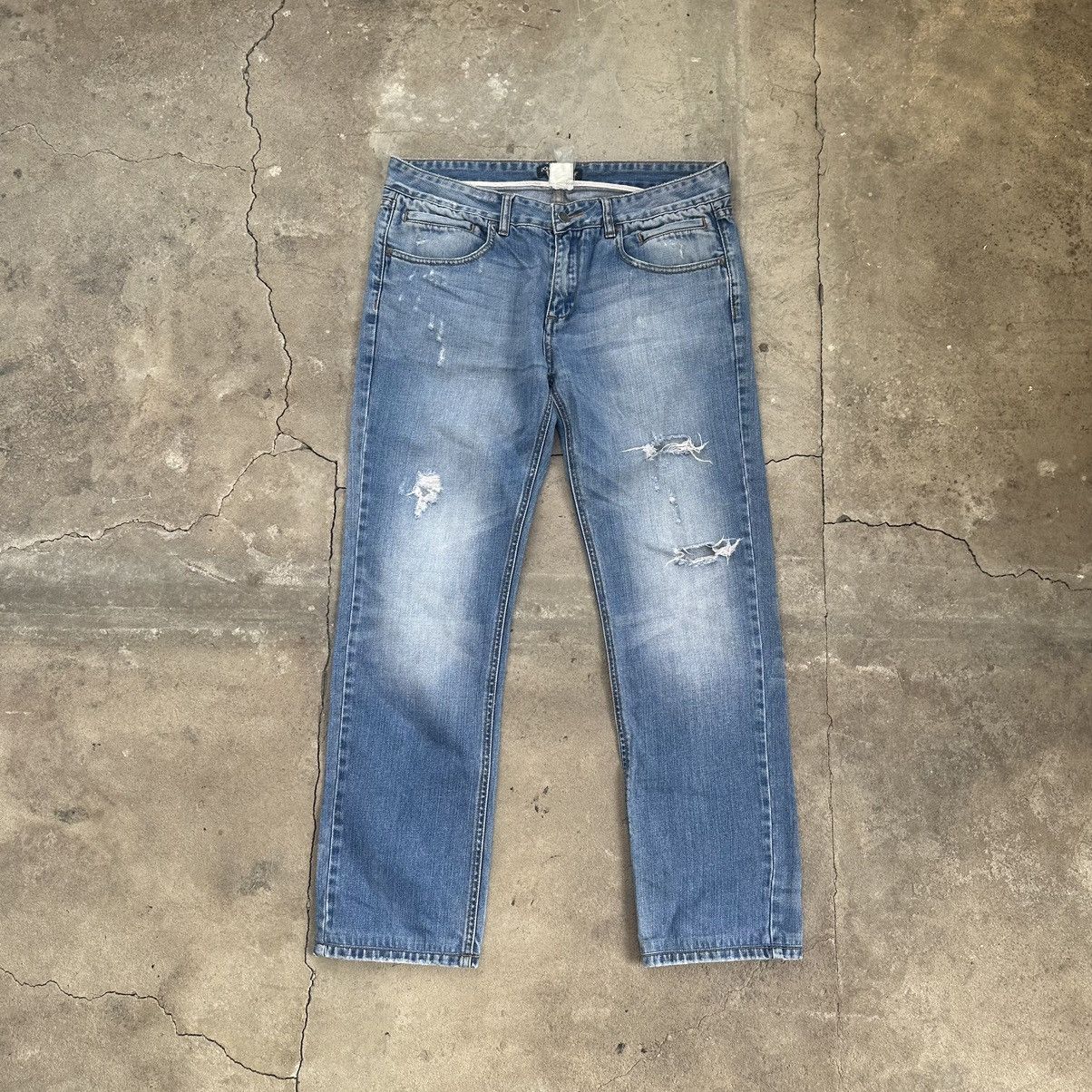 Dolce & Gabbana Dolce & Gabbana D&G 2000s vintage leather patch logo jeans Size US 36 / EU 52 - 2 Thumbnail