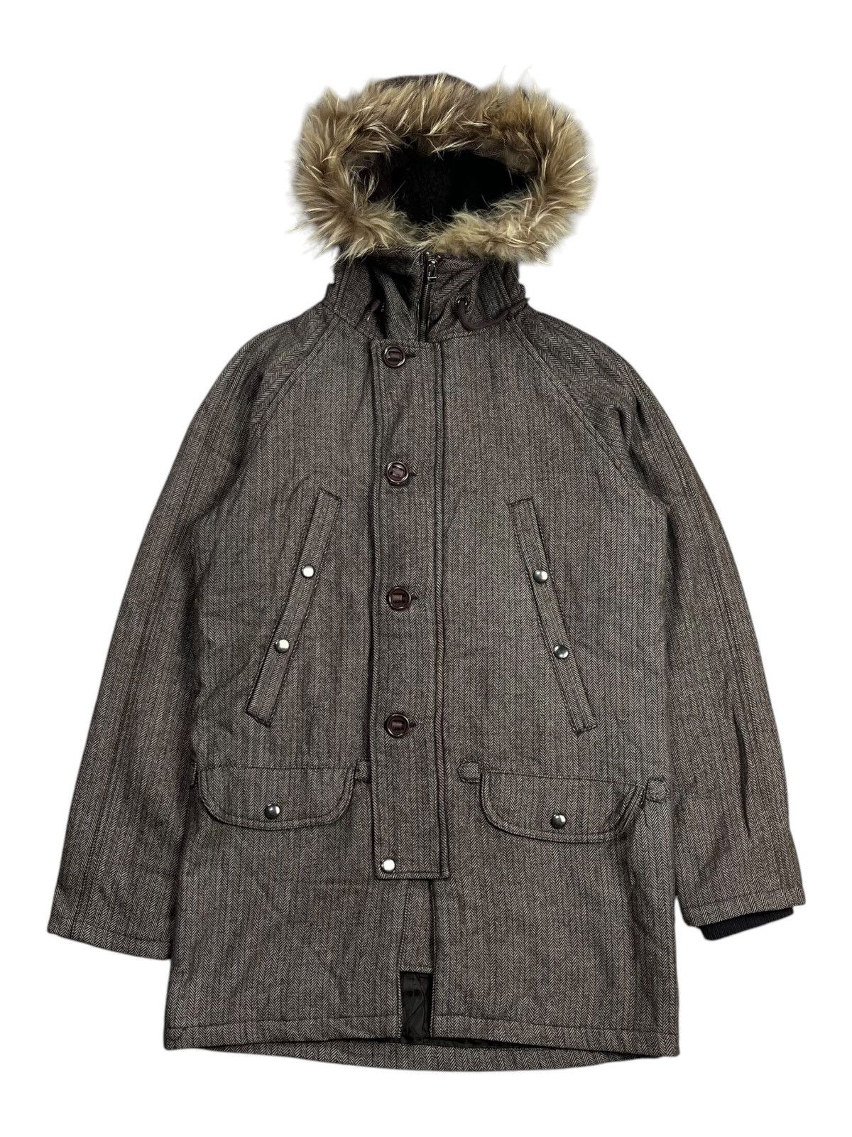 URBAN RESEARCH DOORS 2000s Urban Research - Fur Hoodie Apocalypse Jacket Size US M / EU 48-50 / 2 - 10 Thumbnail
