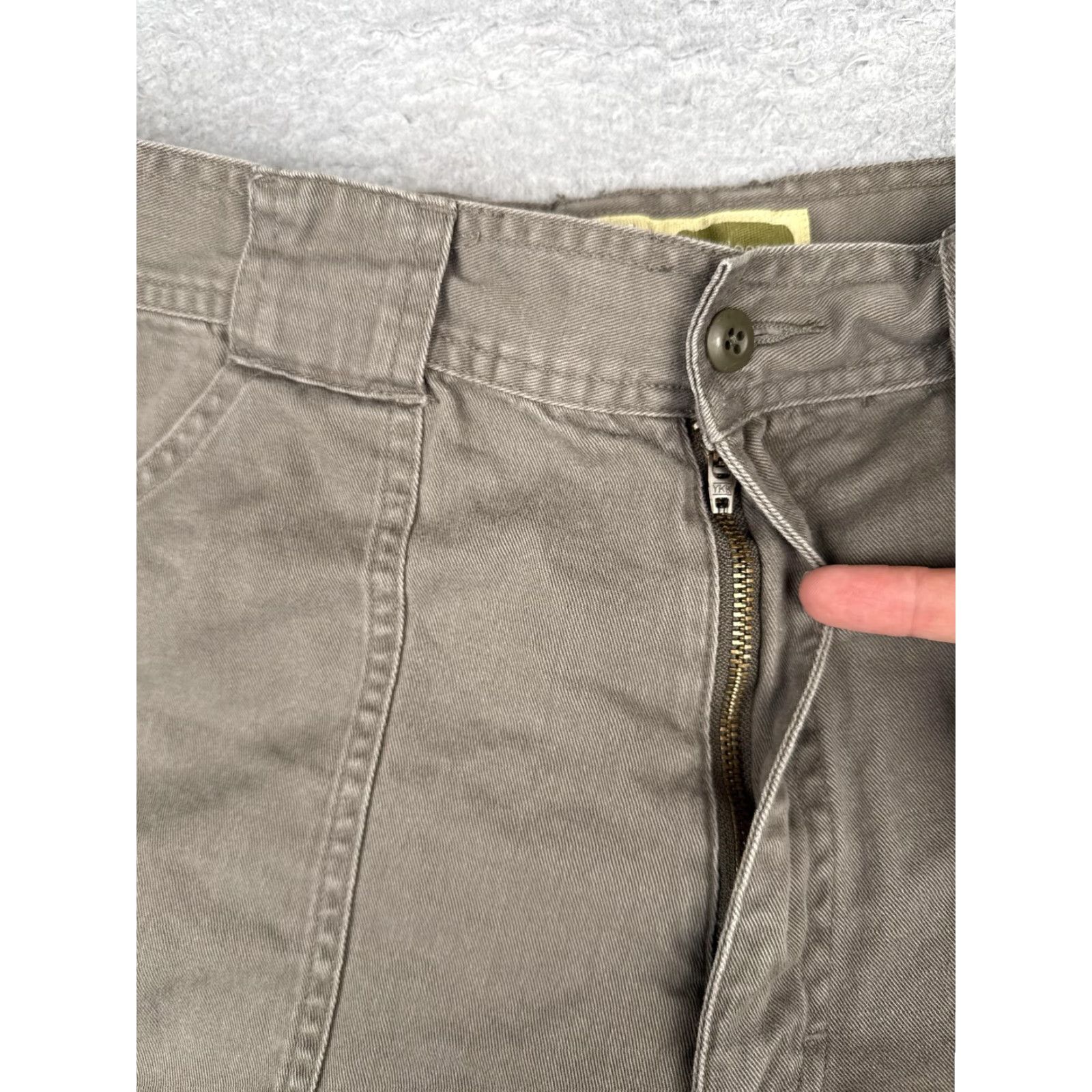 Vintage Cabela's Shorts Womens 38 Brown Twill Hiking 3 Inseam Pockets Outdoor Cotton Size 26" / US 2 / IT 38 - 6 Thumbnail