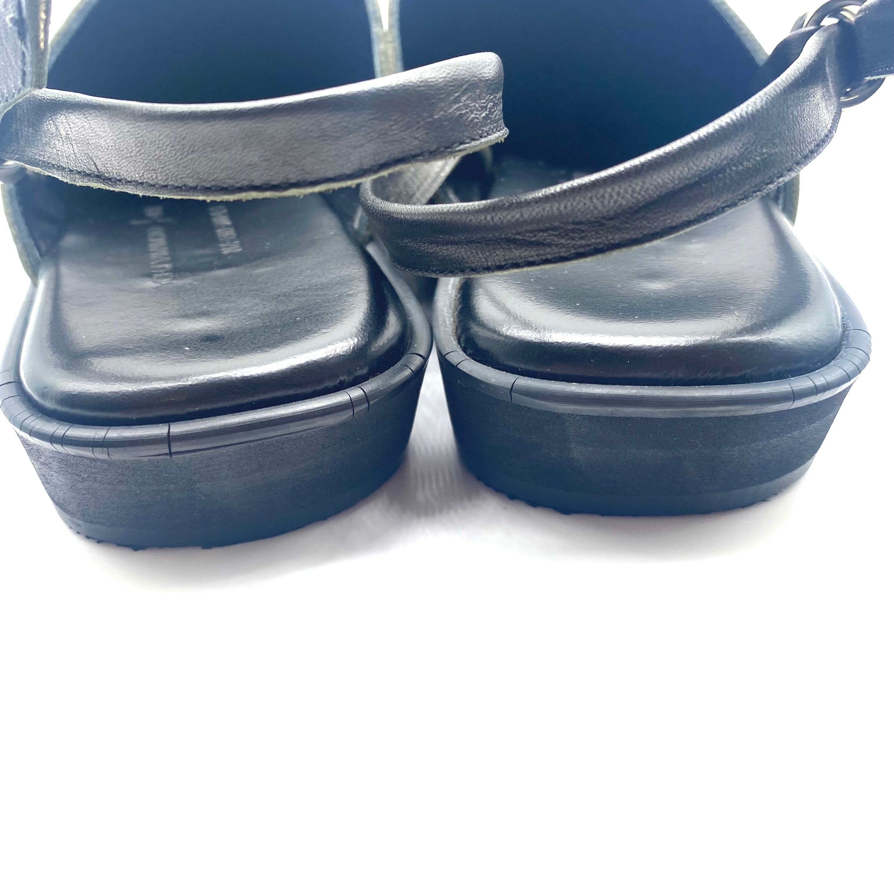 Yohji Yamamoto Yohji Yamamoto + NOIR Leather Sandal 246490515 Size US 5.5 / IT 35.5 - 7 Thumbnail