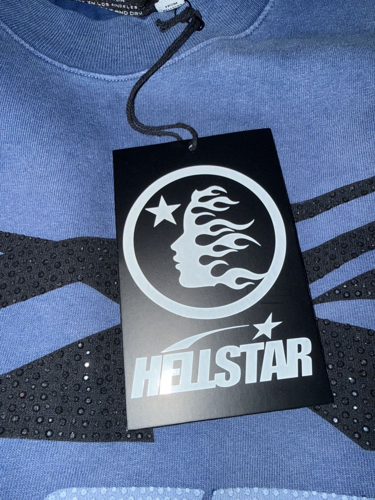 HELLSTAR Holy F*N Grail - Hellstar Rhinestone Tee (medium) Size US M / EU 48-50 / 2 - 7 Thumbnail
