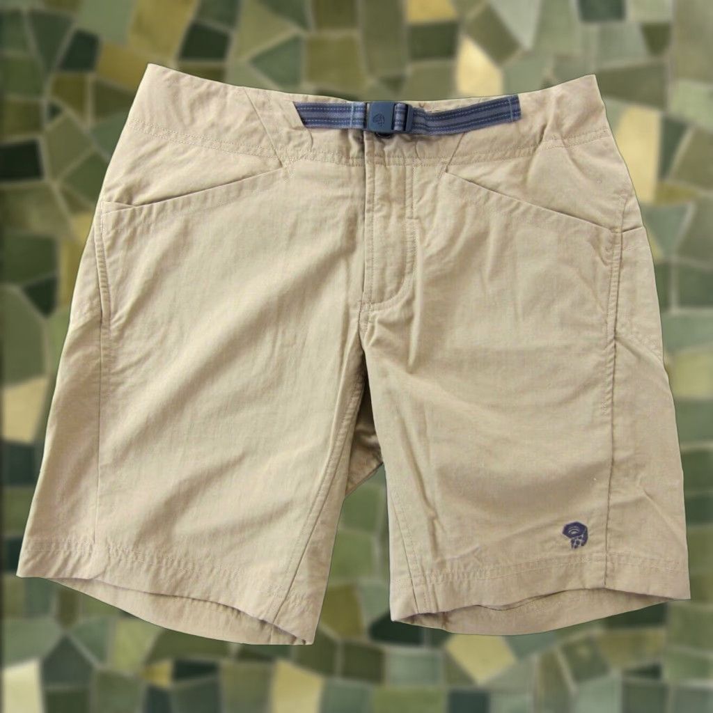 Mountain Hardwear Mountain Hardwear Nylon Beige Brown Pocket Hike Travel Chino Short Women 4 Size 27" / US 4 / IT 40 - 1 Thumbnail