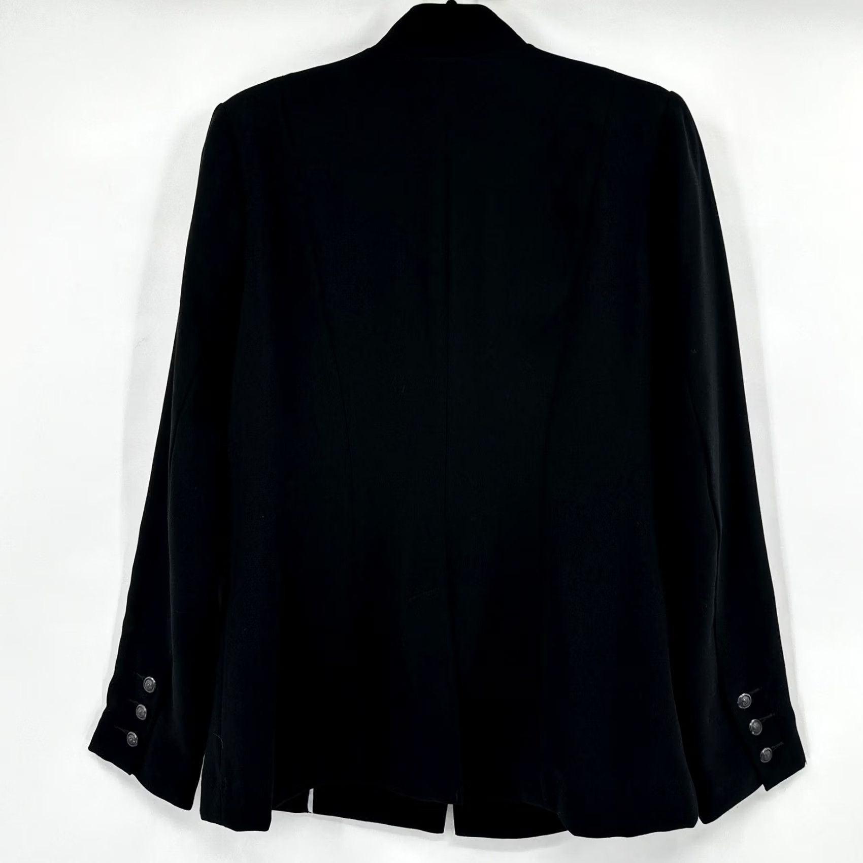 Vintage Cabi 717 Black Single Button Blazer Jacket Womens 6 Career Workwear Dressy Blazer Size M / US 6-8 / IT 42-44 - 5 Thumbnail