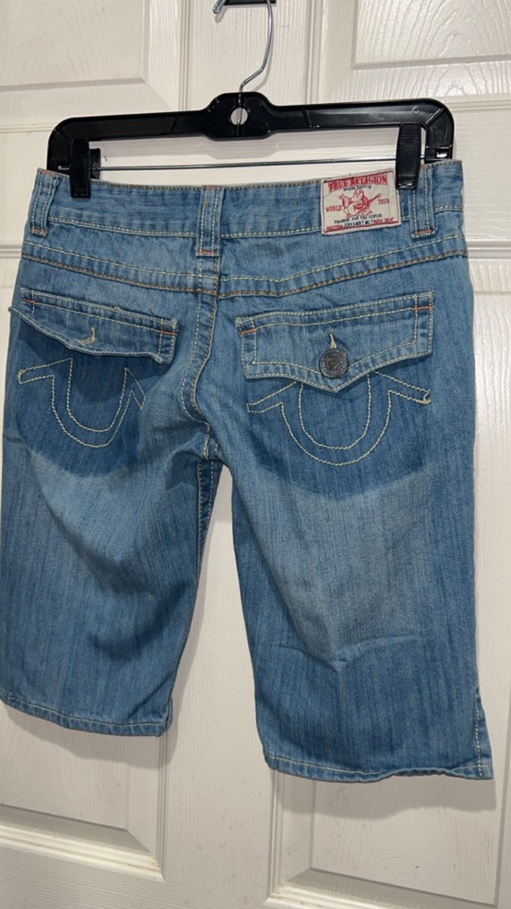 True Religion Women's True Religion Blue Jean Shorts Size 28 Size 28" / US 6 / IT 42 - 4 Thumbnail
