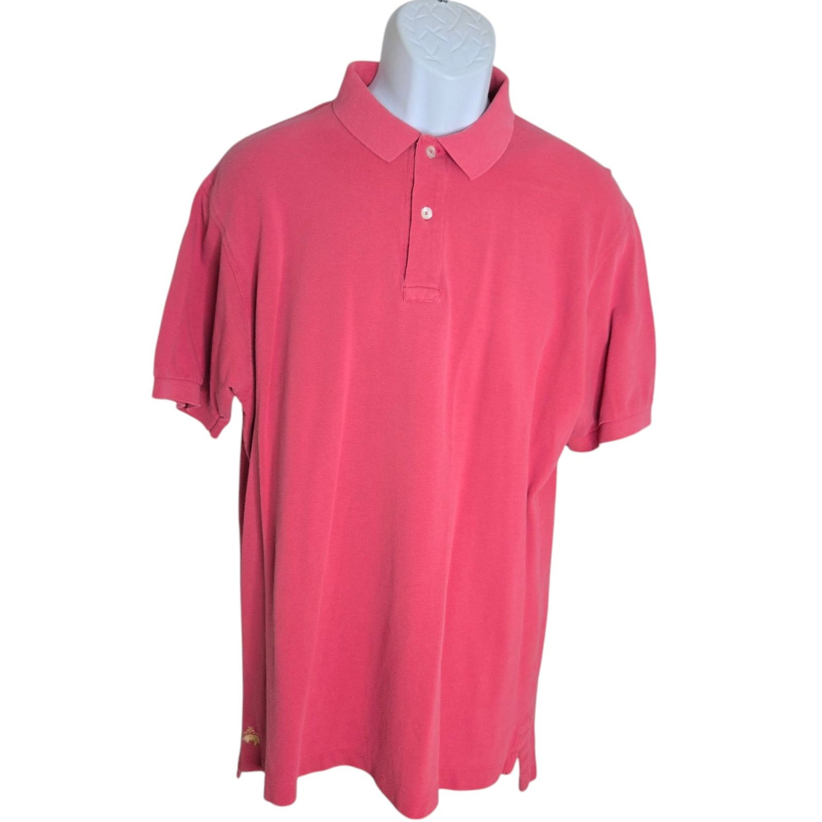 Nike Brooks Brothers Mens Polo Shirt Large Golden Fleece Salmon Size US L / EU 52-54 / 3 - 1 Thumbnail