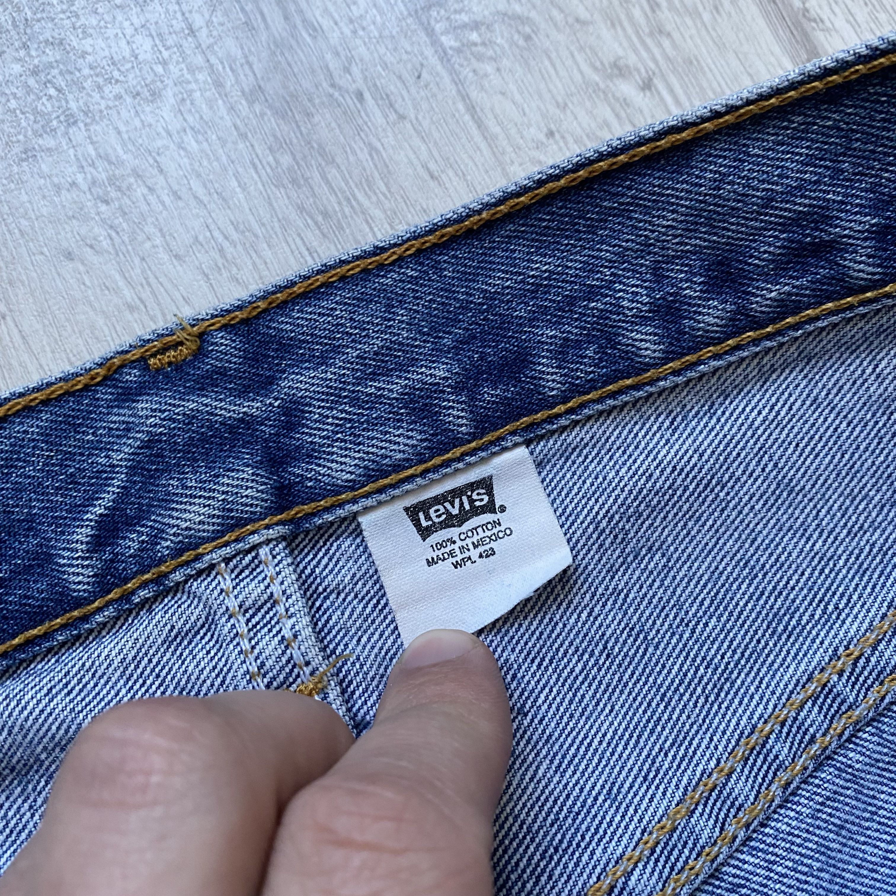 Levi's Vintage Clothing 👖 Vintage 90s Levis jeans 501 Denim pants Mde in Mexico Size US 34 / EU 50 - 6 Thumbnail