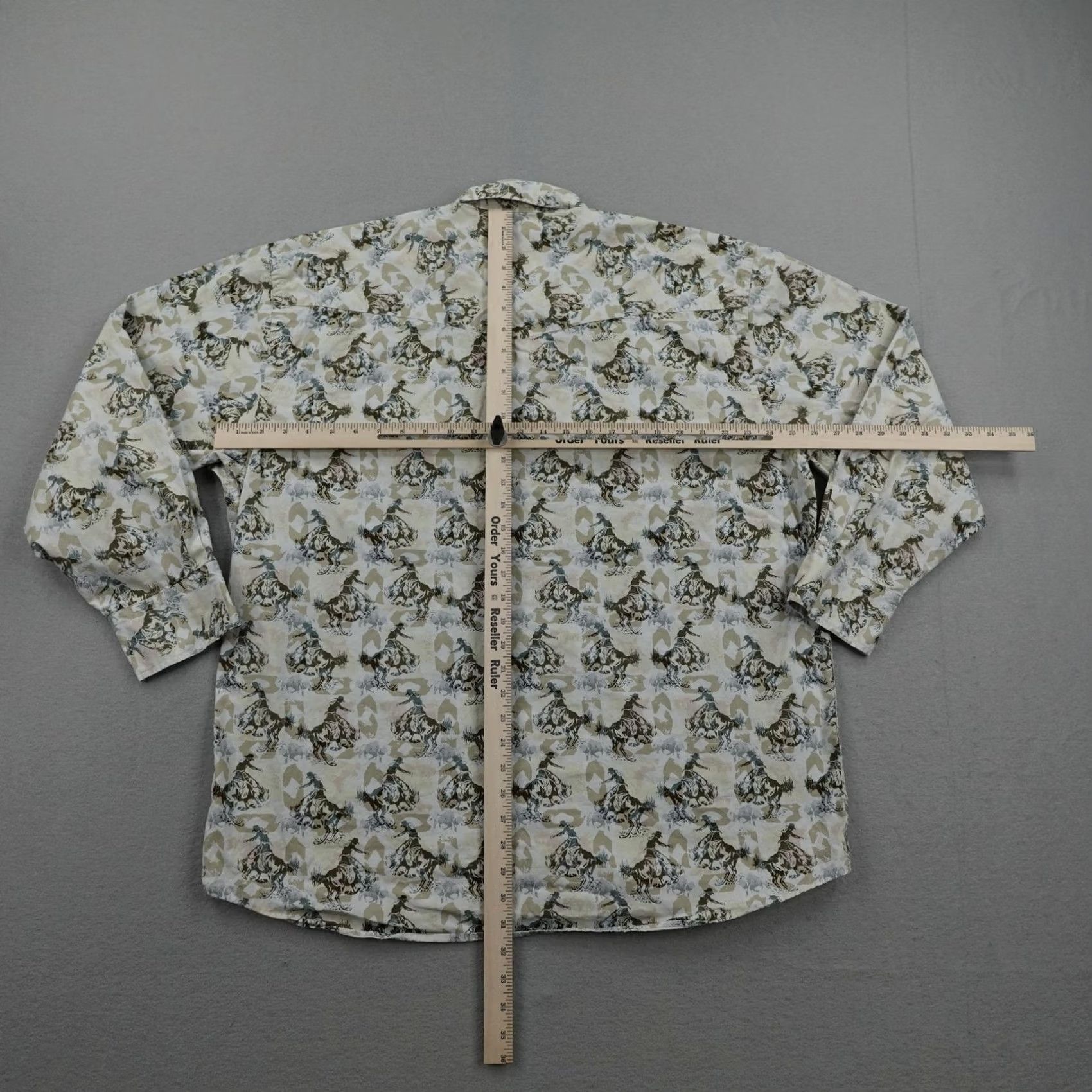 Pendleton VINTAGE Pendleton Shirt Mens XL Beige Western Pearl Snap Rodeo Bucking Horse Size US XL / EU 56 / 4 - 4 Thumbnail