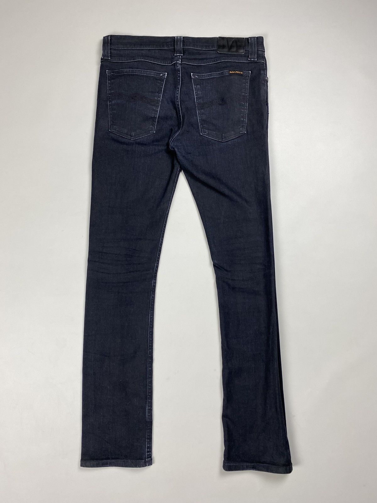 Nudie Jeans Nudie Jeans Co Tube Tom Org. Back In Black men’s jeans Size US 31 - 19 Thumbnail