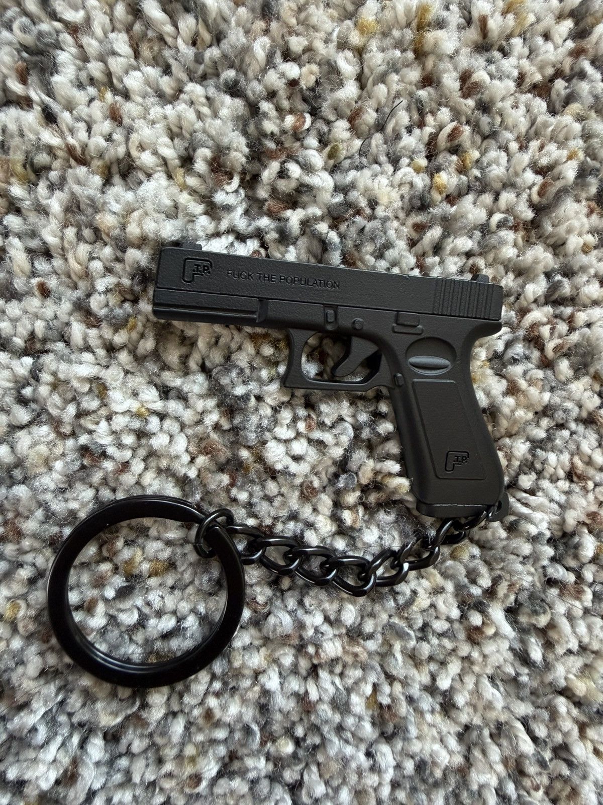 Fuck The Population FTP Pistol Keychain Size ONE SIZE - 2 Thumbnail
