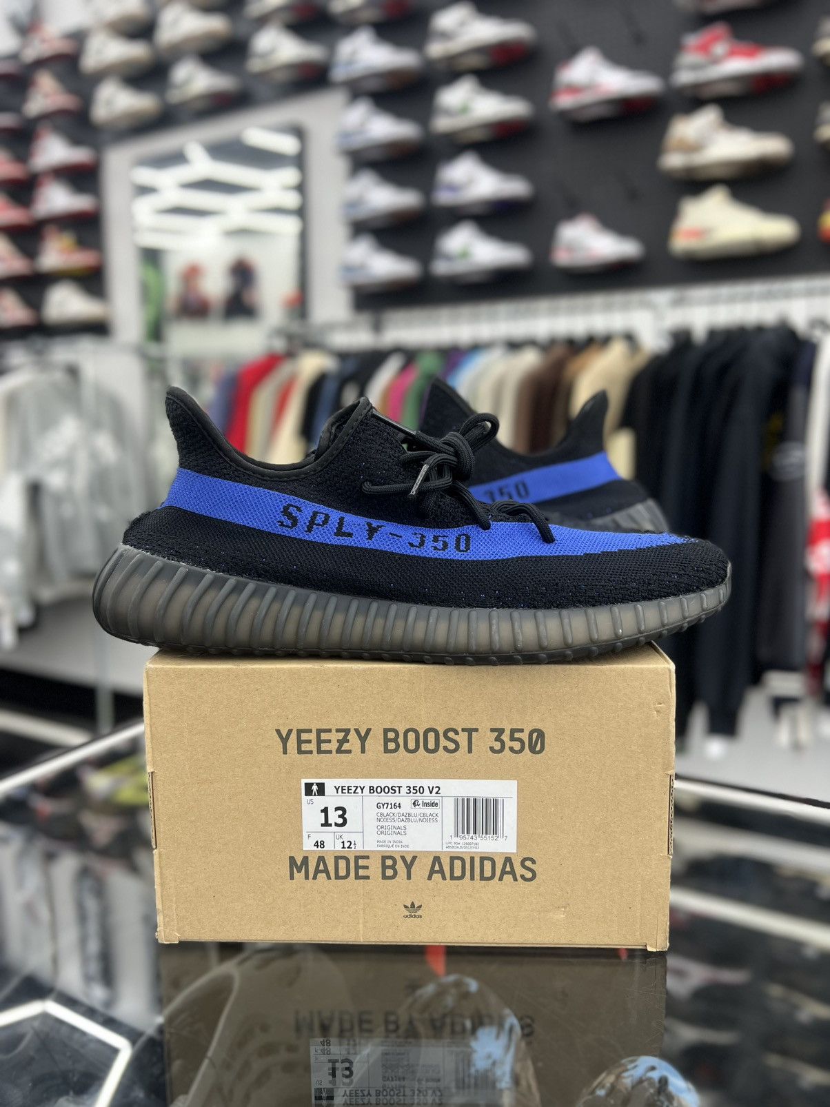 Adidas ADIDAS YEEZY BOOST 350 V2 DAZZLING BLUE Size US 13 / EU 46 - 1 Thumbnail