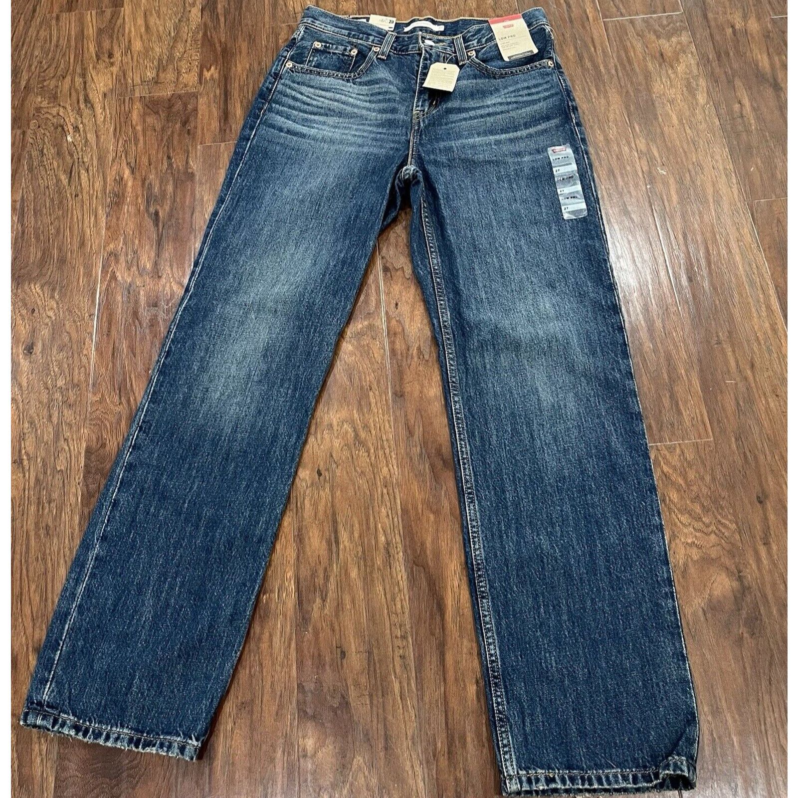 Levi's Levis Jeans Womens 27x30 Blue Low Pro Mid Rise NWT Size 27" / US 4 / IT 40 - 1 Thumbnail