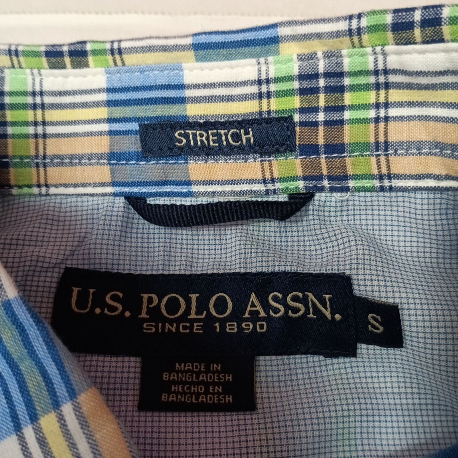 U.S. Polo Assn. U.S. Polo Assn. Button Woven Shirt Men's S Multicolor Plaid Size US S / EU 44-46 / 1 - 4 Thumbnail