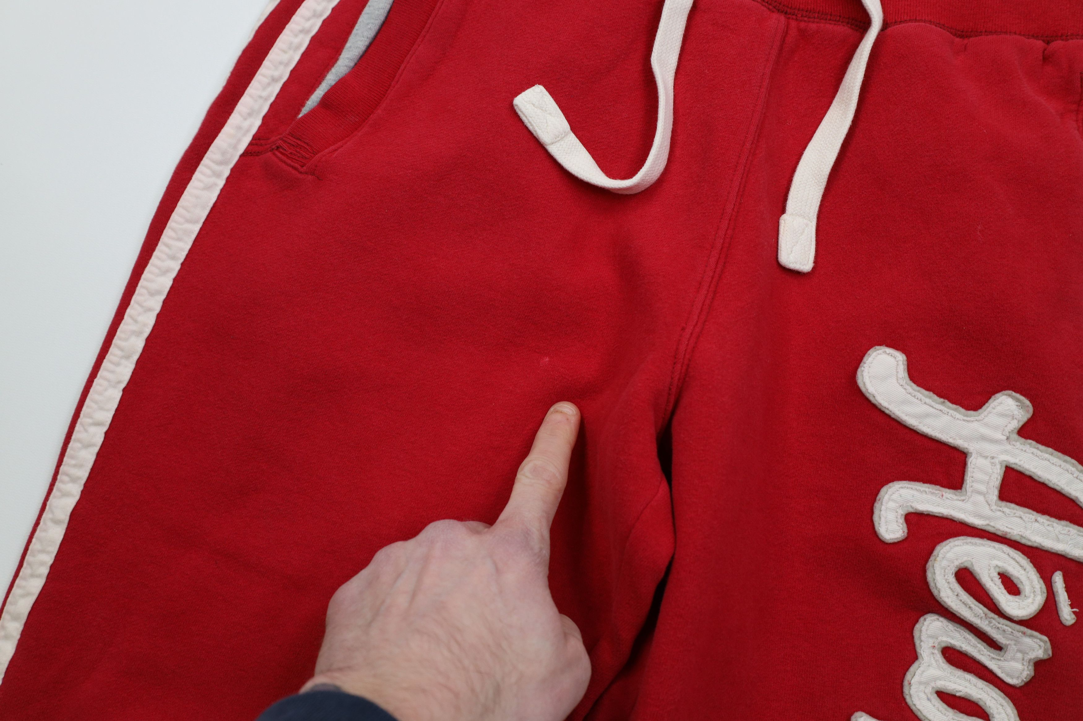Aeropostale Vintage 90s Y2K Aeropostale Wide Leg Sweatpants Pants Red Size US 36 / EU 52 - 9 Thumbnail