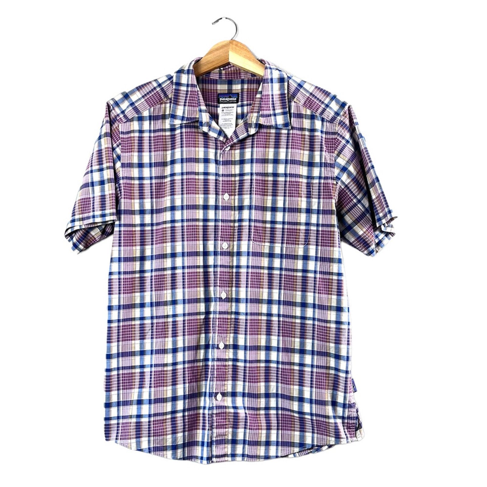 Patagonia Red and Blue Plaid Men's Patagonia Button Front Shirt M Size US M / EU 48-50 / 2 - 1 Thumbnail