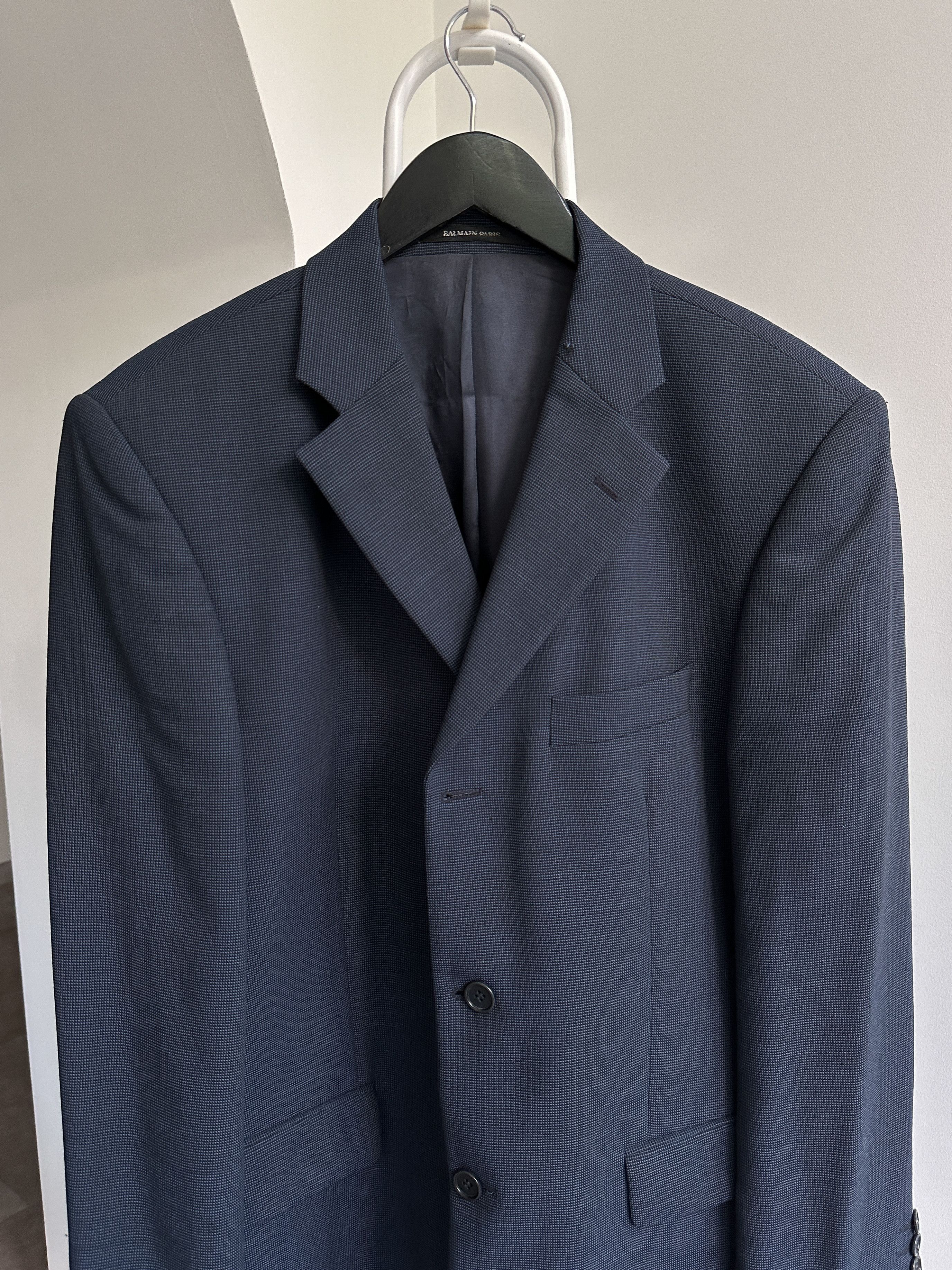 Balmain Balmain Paris Blue Blazer Jacket Size 40S - 2 Thumbnail