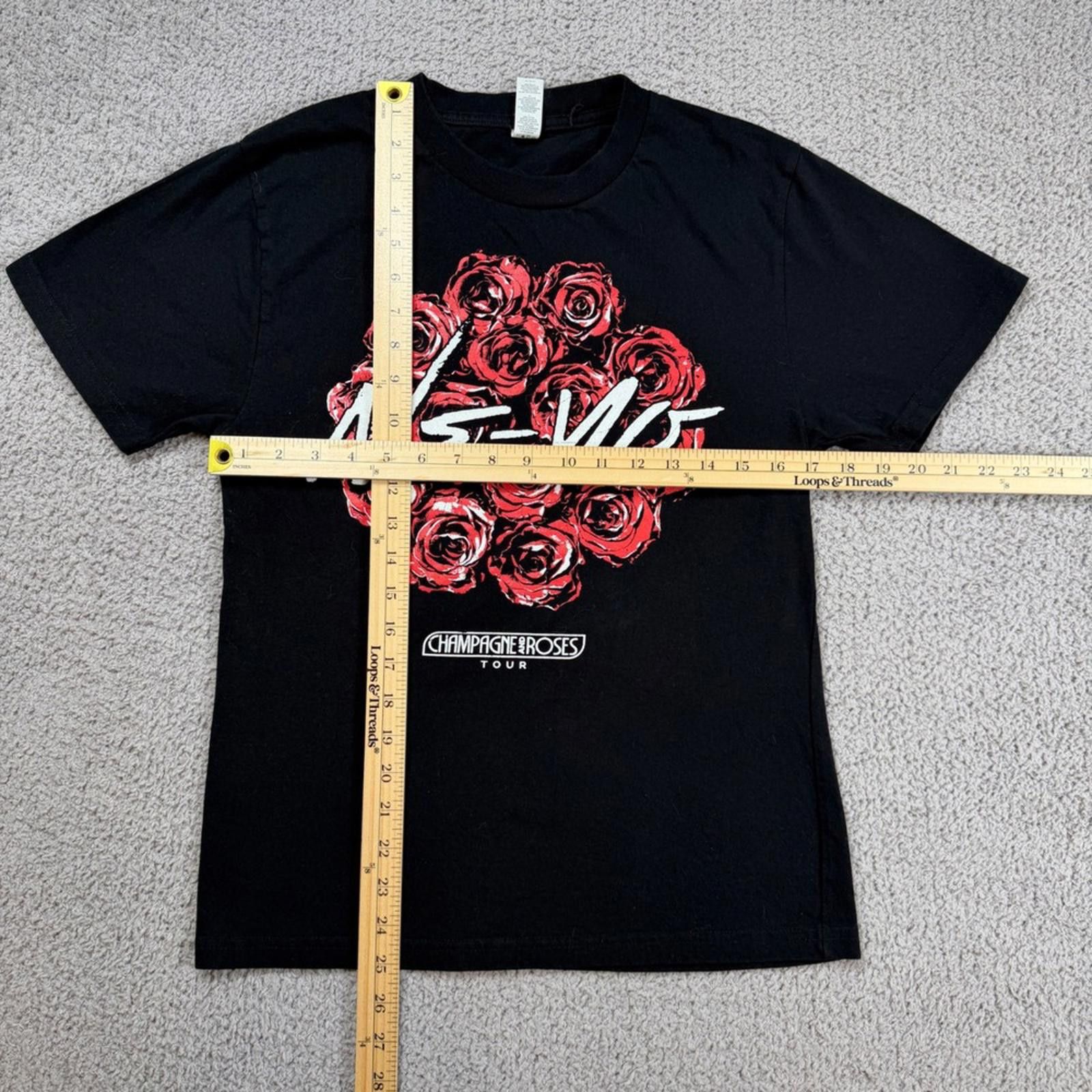 Other Ne-Yo Champagne and Roses Tour T Shirt Black Mens S Size US S / EU 44-46 / 1 - 2 Thumbnail