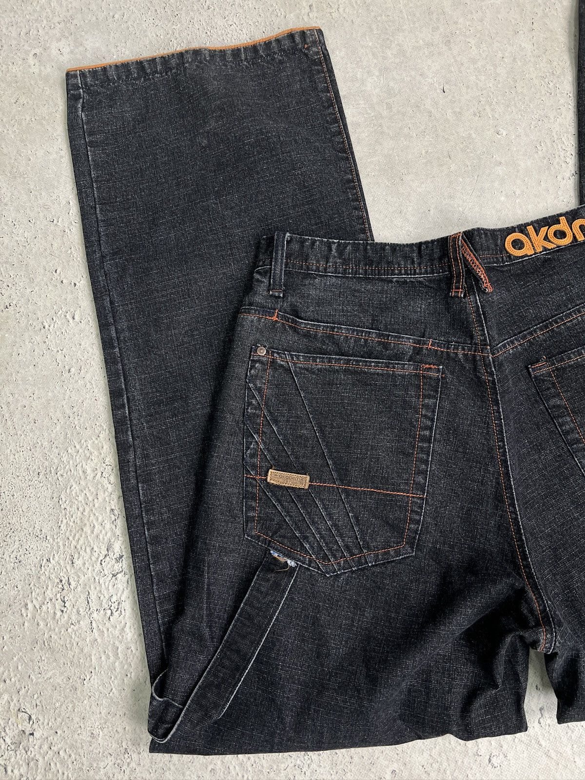Akademiks Rare baggy fit jnco style distressed jeans y2k style Size US 34 / EU 50 - 11 Thumbnail