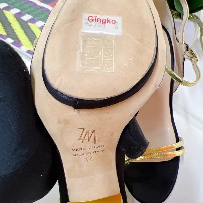 Other ZM Womens High Heel Sandals 36 10cm Heel Used Size US 5.5 / IT 35.5 - 8 Thumbnail