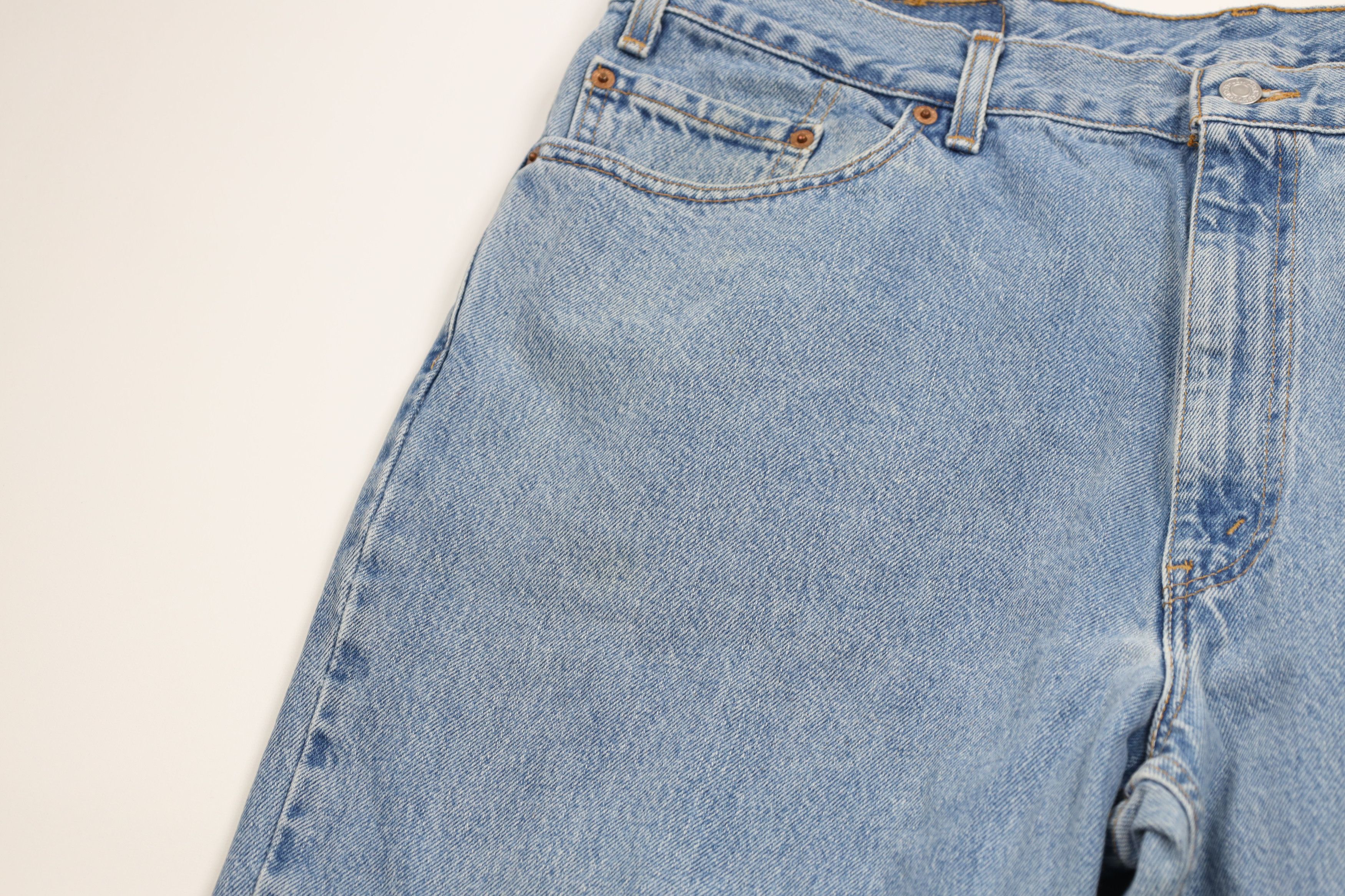 Levi's Vintage Y2K 2002 Levis 550 Relaxed Fit Denim Jeans Blue USA Size US 42 / EU 58 - 6 Thumbnail