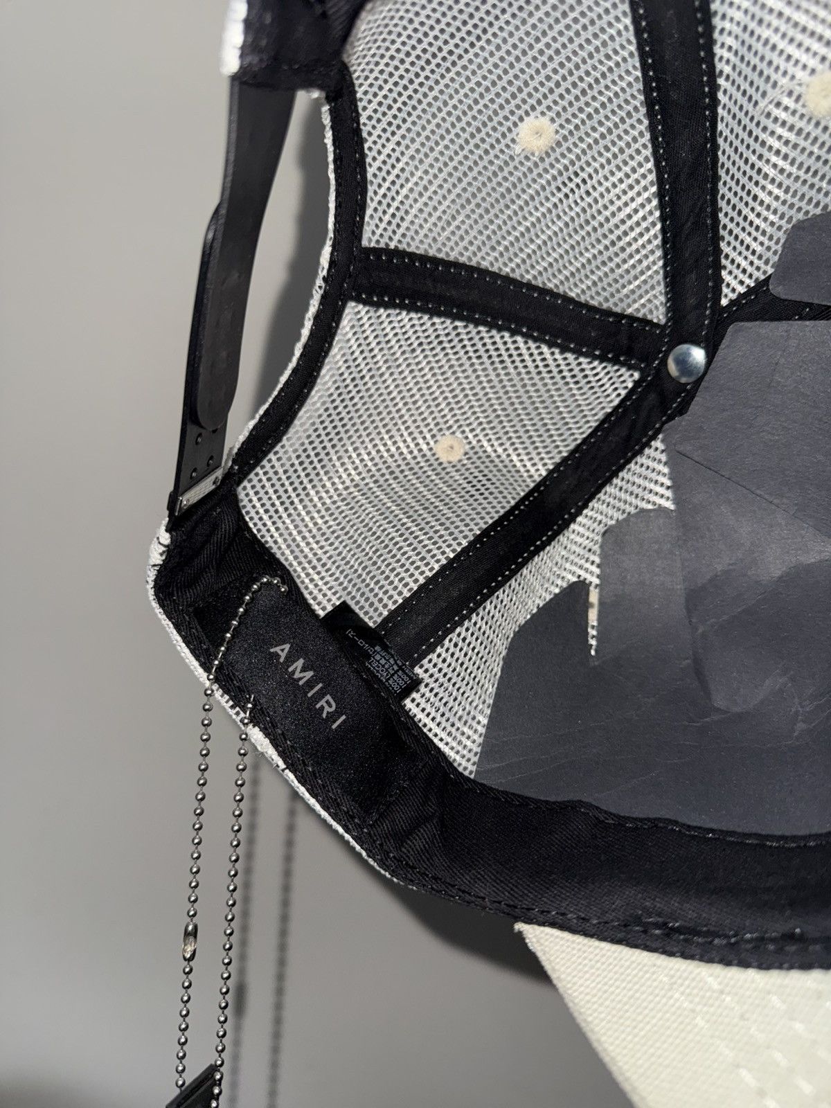 Amiri Amiri logo trucker hat Size ONE SIZE - 5 Thumbnail