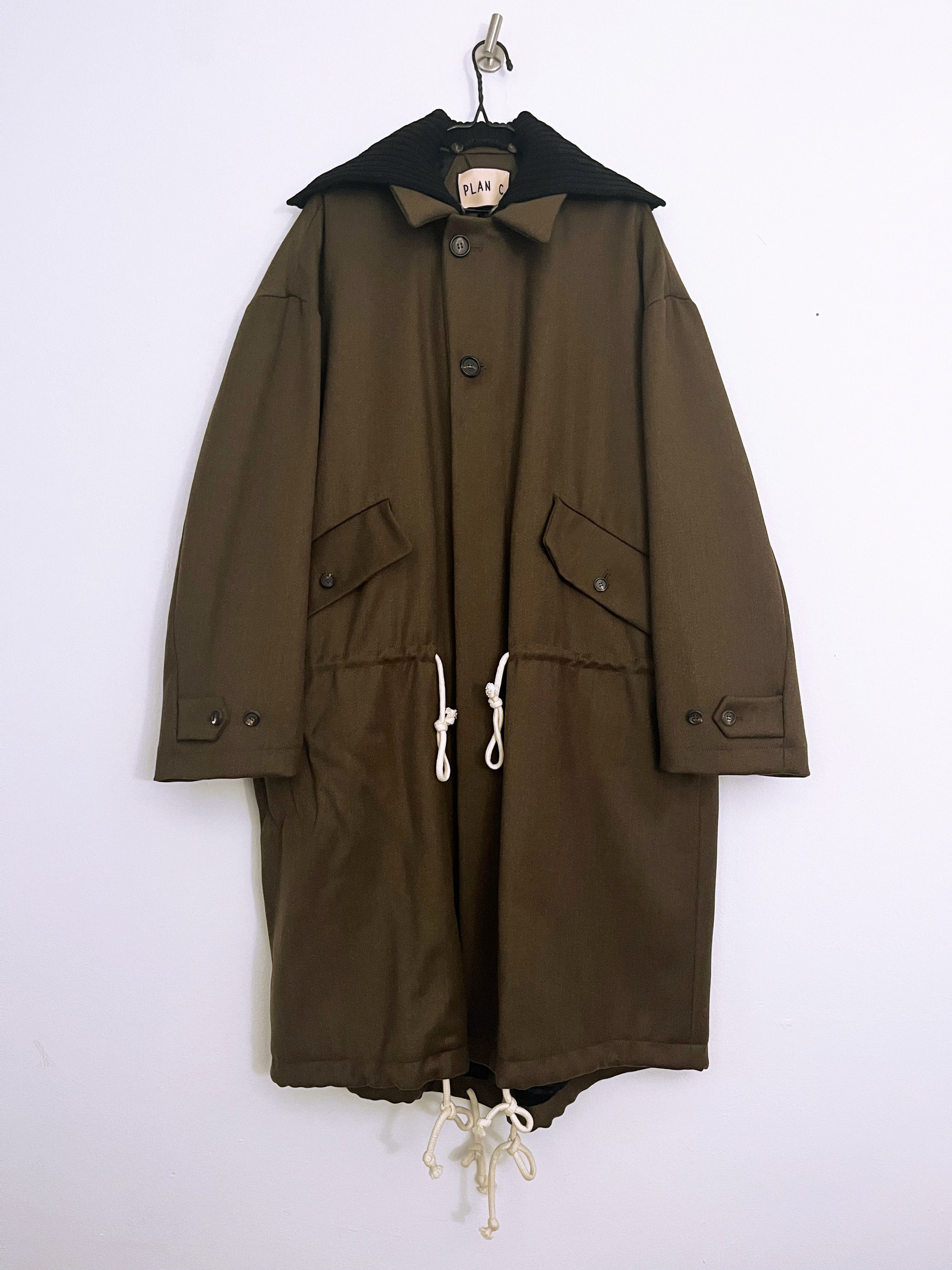 Plan C NEW unisex - padded oversized parka coat Size S / US 4 / IT 40 - 1 Thumbnail