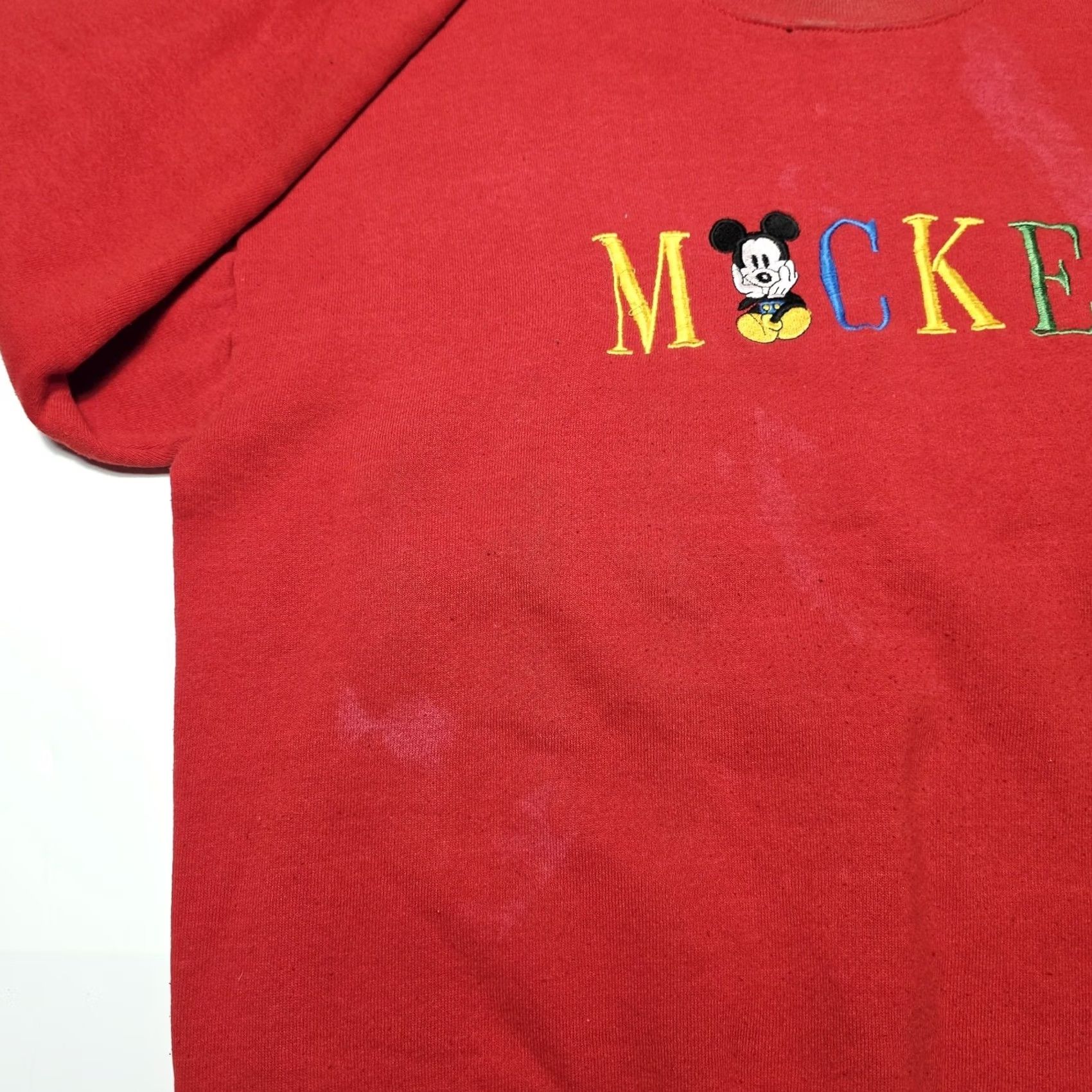Mickey Unlimited VINTAGE Disney Mickey Mouse Crewneck Sweatshirt Adult XL Embroidered Stained Size US XL / EU 56 / 4 - 3 Thumbnail