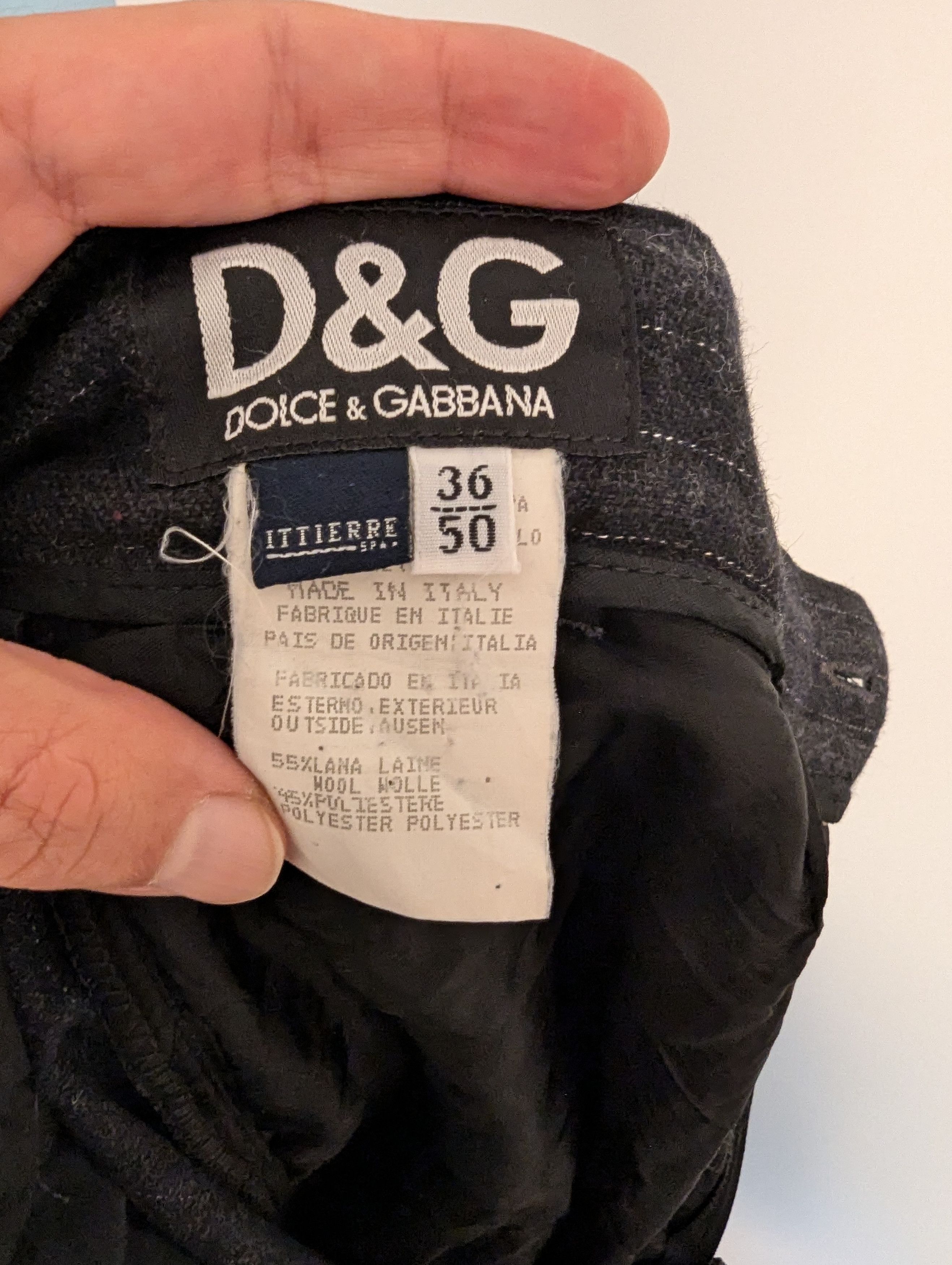 Dolce & Gabbana Pressed wool striped pants Size US 32 / EU 48 - 3 Thumbnail