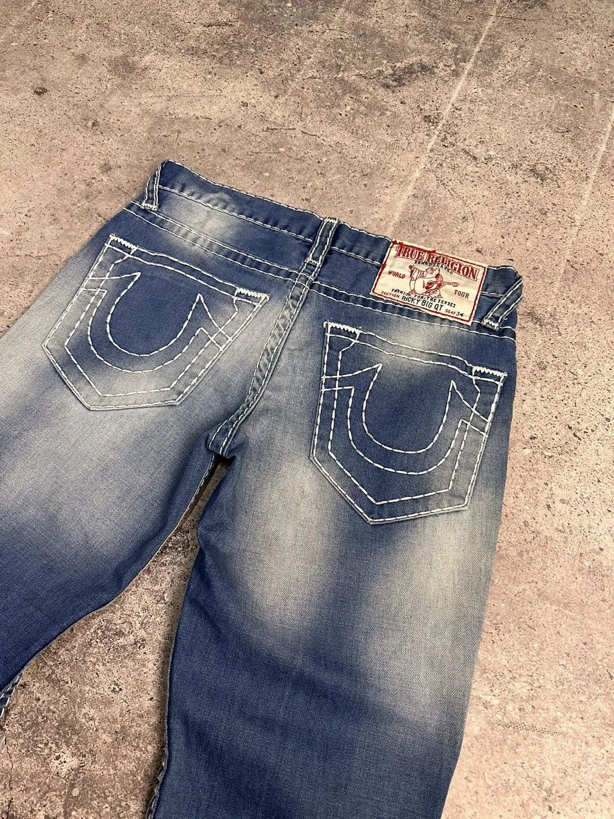 True Religion Vintage True Religion Denim Pants USA EdHardy Evisu Style Size US 34 / EU 50 - 14 Thumbnail