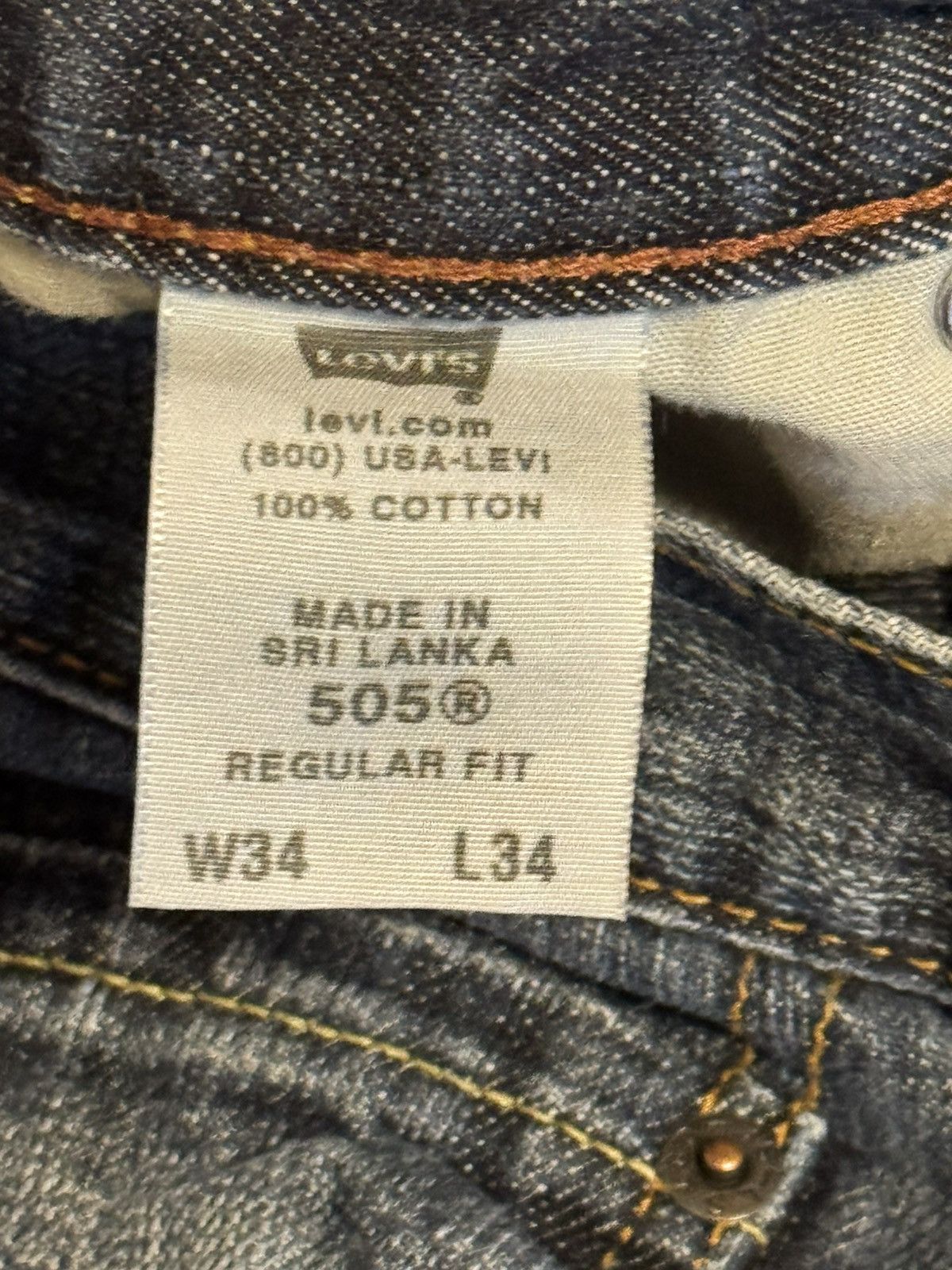 Levi's Vintage Clothing Vintage Levi Strauss & Co. 505 Size US 34 / EU 50 - 5 Thumbnail