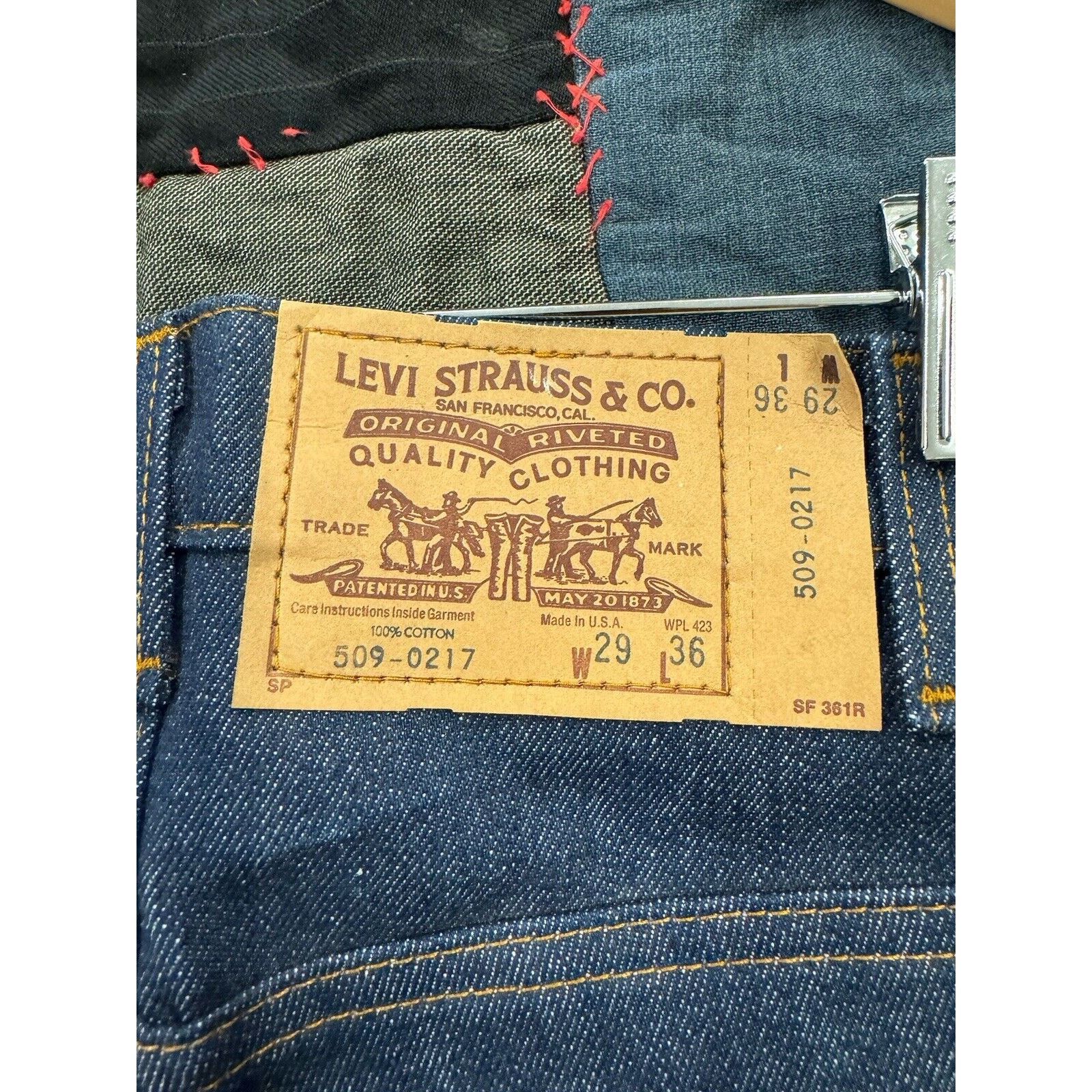 Levi's Deadstock True Vintage Levi’s 509 Japan Mens W29 X L36 Size US 29 - 7 Thumbnail