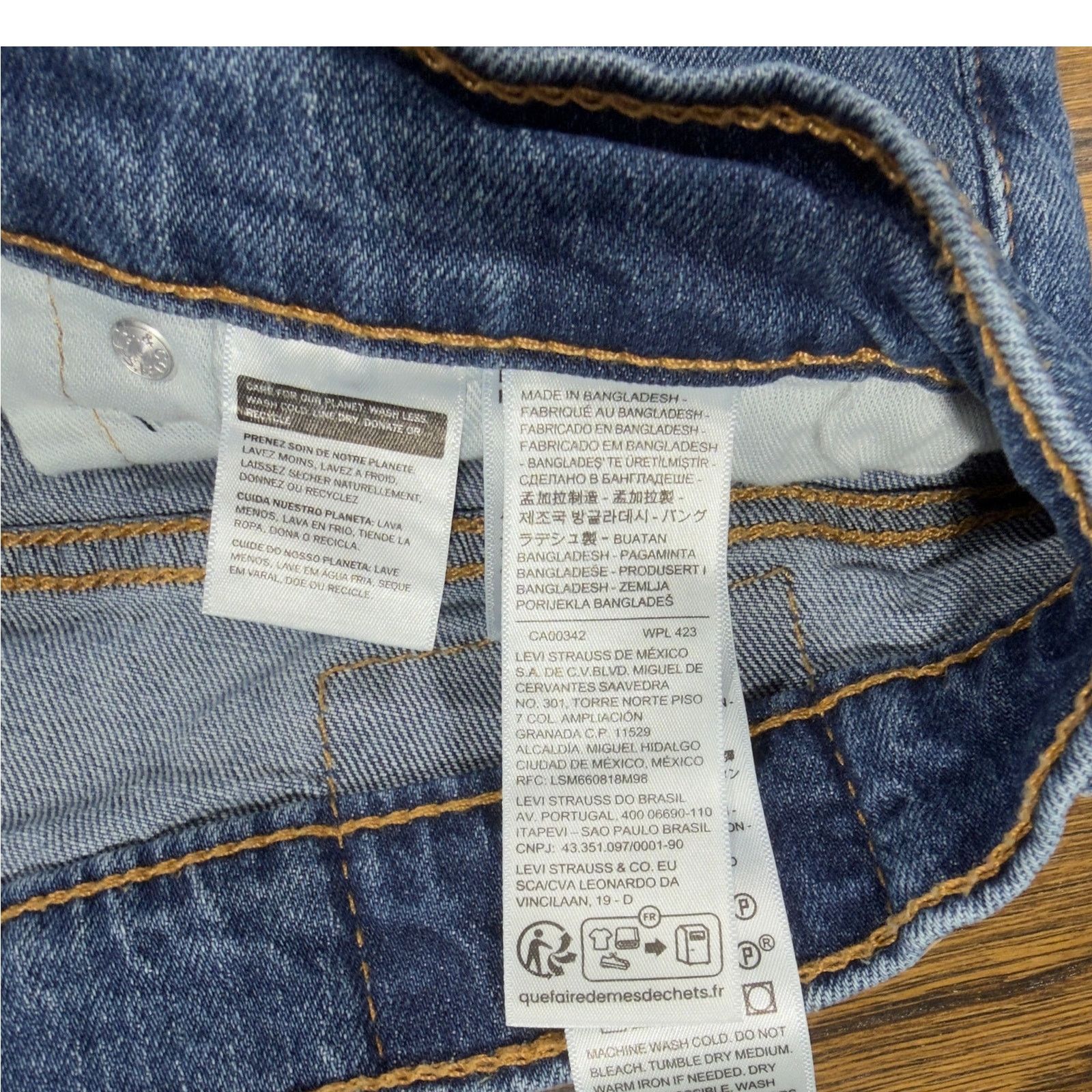 Levi's Levi's 511 Slim Fit Jeans 30x30 Medium Wash Blue Denim Size US 30 / EU 46 - 11 Thumbnail
