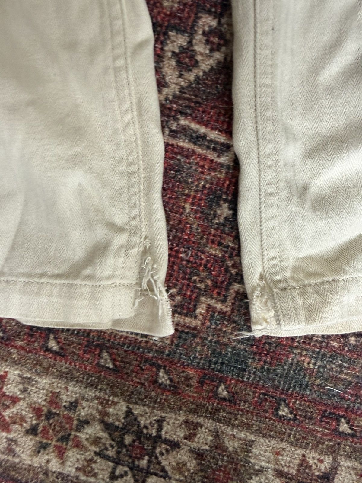 Other Line of Trade Herringbone Fatigue Pants Size US 34 / EU 50 - 3 Thumbnail