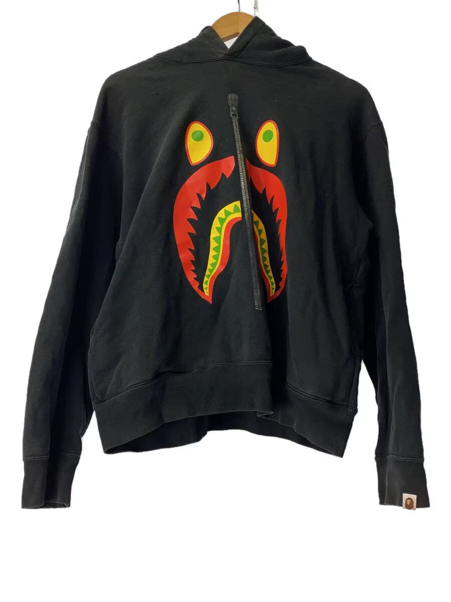 Bape A Bathing Ape Print Cotton Parker Black Size US M / EU 48-50 / 2 - 1 Thumbnail