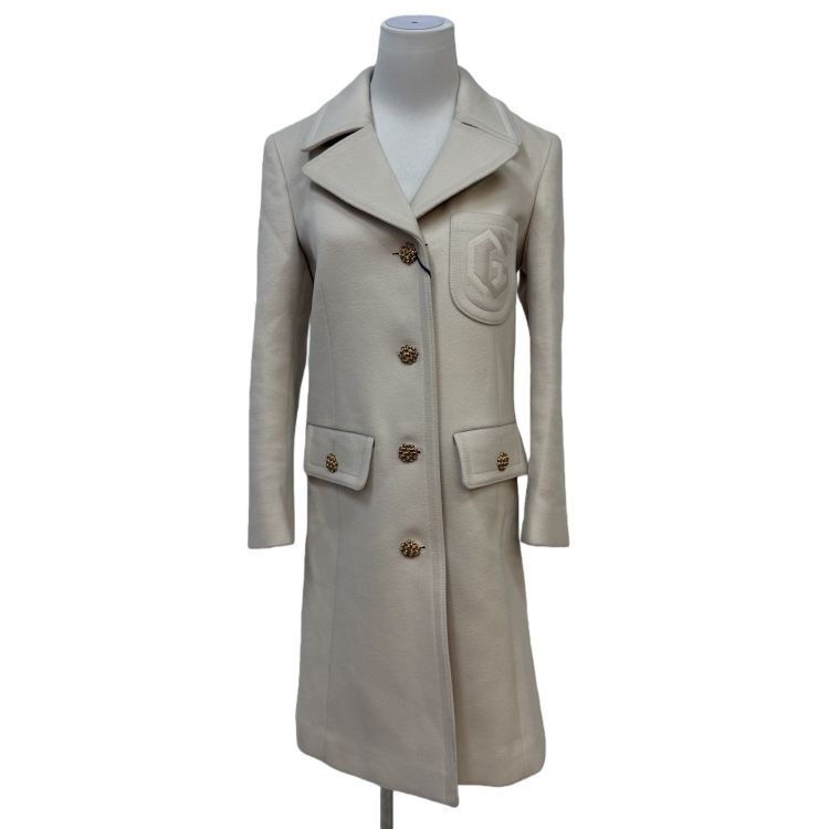 Gucci Gucci GG Logo Wool Coat Size 38 Size XS / US 0-2 / IT 36-38 - 1 Thumbnail