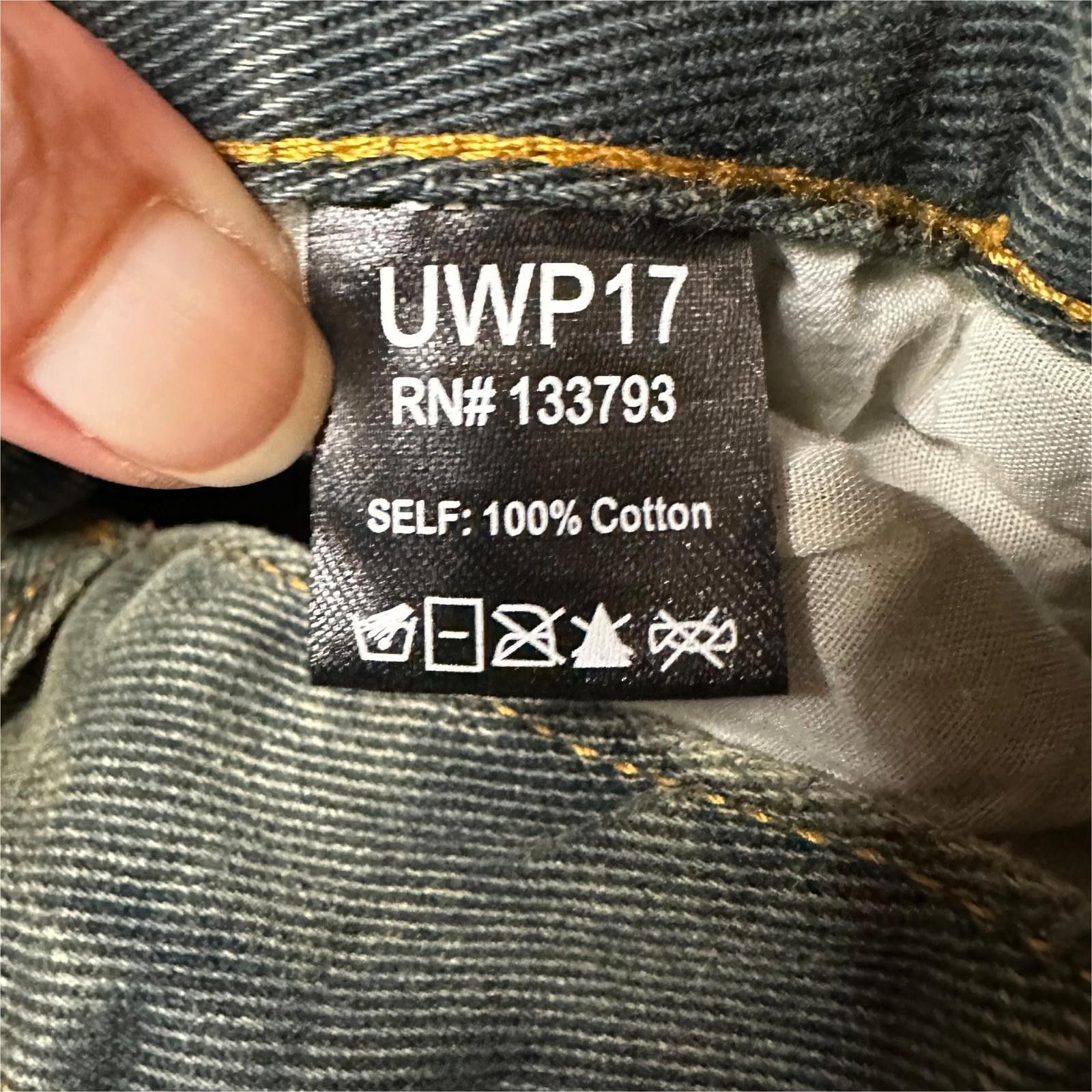 Designer NEW POL Wide Leg Distressed Jeans Vintage Wash Women’s S Size 28" / US 6 / IT 42 - 6 Thumbnail