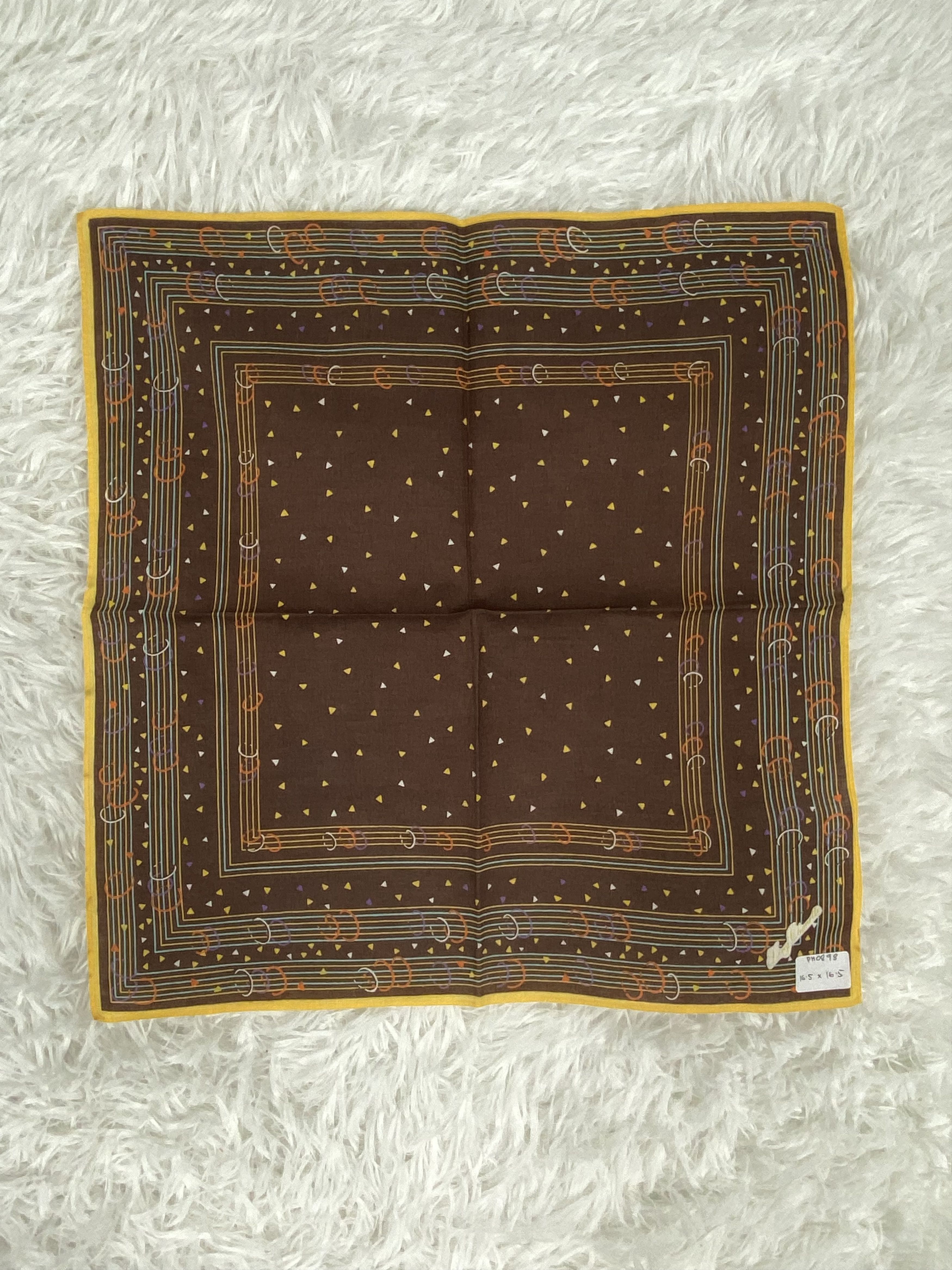 Designer × Vintage Vintage Long Chanette Handkerchief Neckerchief PH0898 Size ONE SIZE - 3 Thumbnail