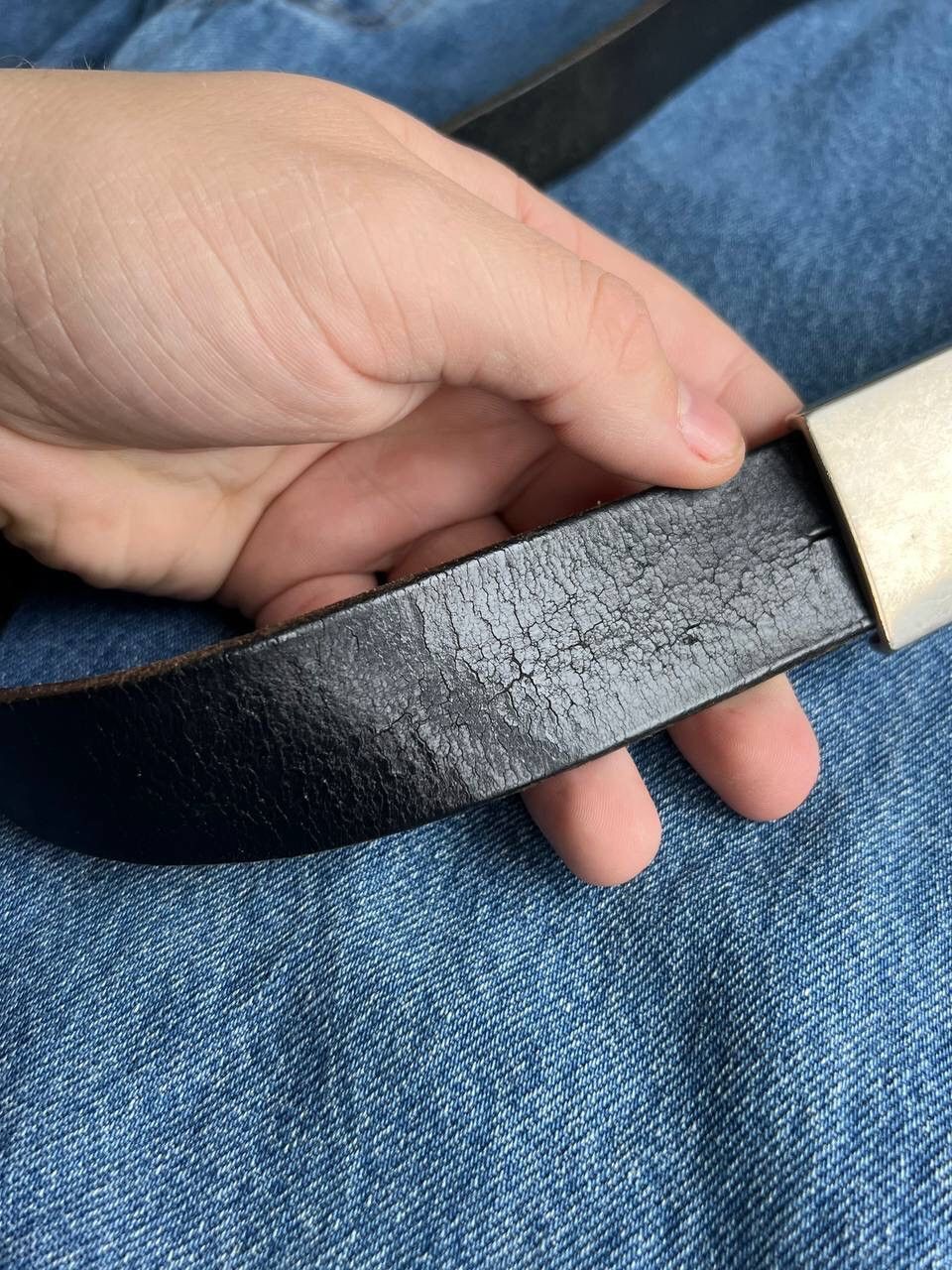 Dolce & Gabbana Vintage Dolce Gabbana Belt Steel Buckle D&G JEANS 1990s Y2K Size ONE SIZE - 4 Thumbnail
